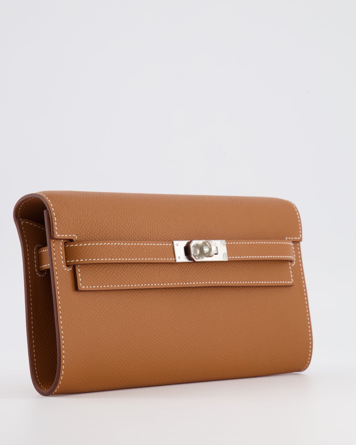 Hermes Kelly To Go Bag in Gold Epsom Leather with Palladium Hardware - Product Image 13