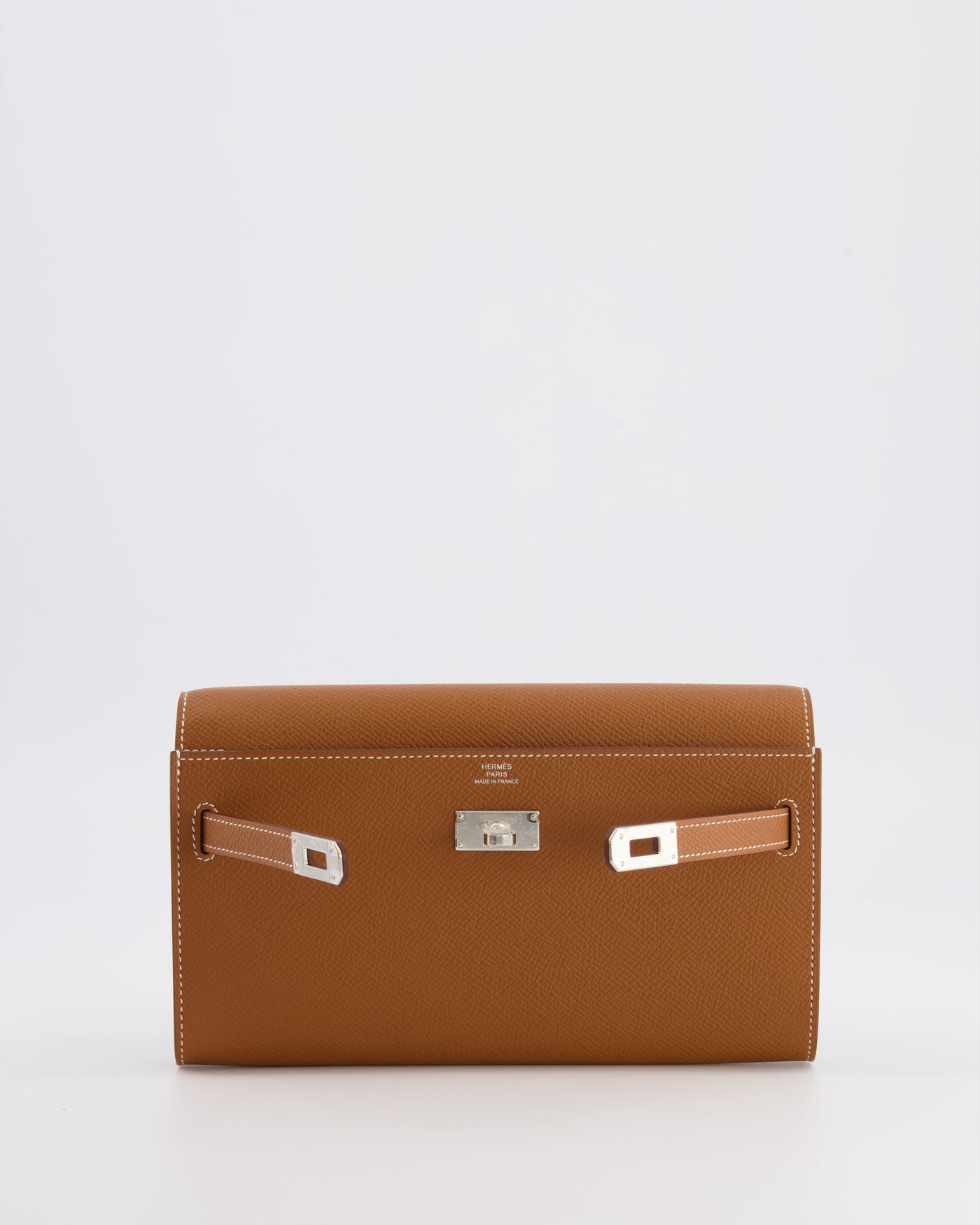 Hermes Kelly To Go Bag in Gold Epsom Leather with Palladium Hardware - Product Image 3
