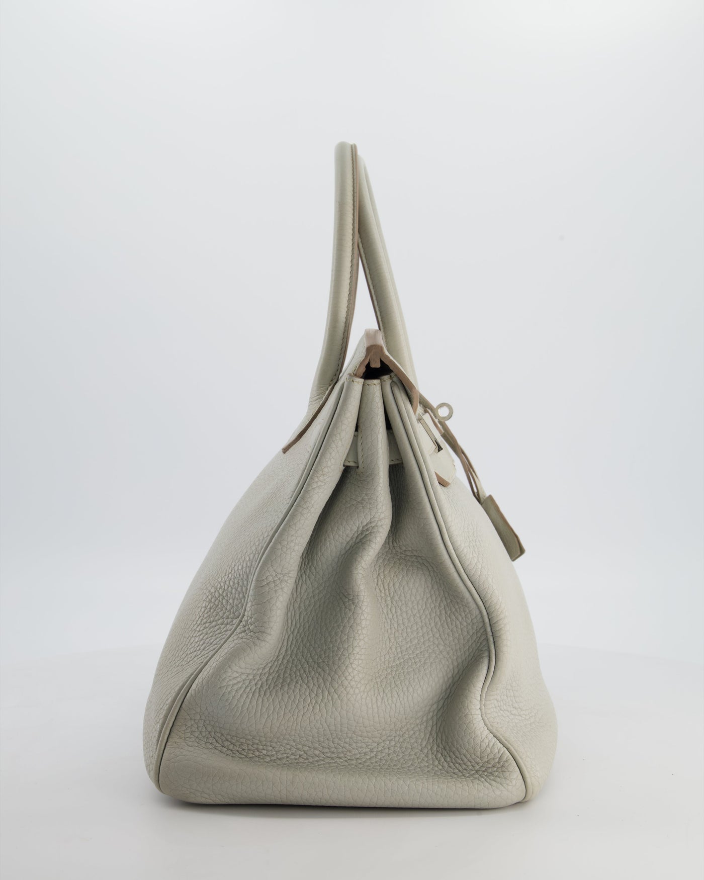 Hermes Birkin 35 Retourne Bag in Gris Perle Togo Leather with Palladium Hardware - Product Image 4