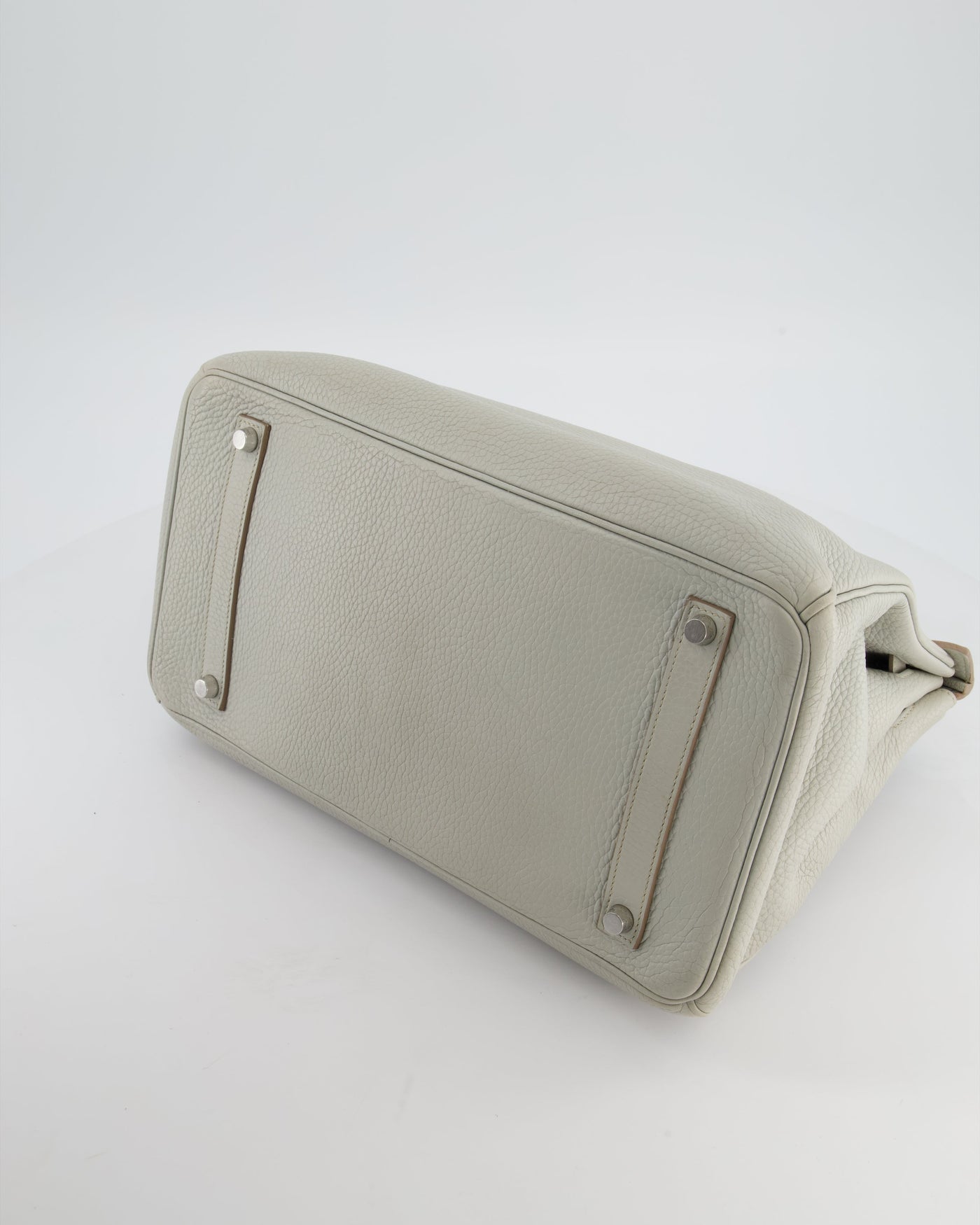 Hermes Birkin 35 Retourne Bag in Gris Perle Togo Leather with Palladium Hardware - Product Image 19