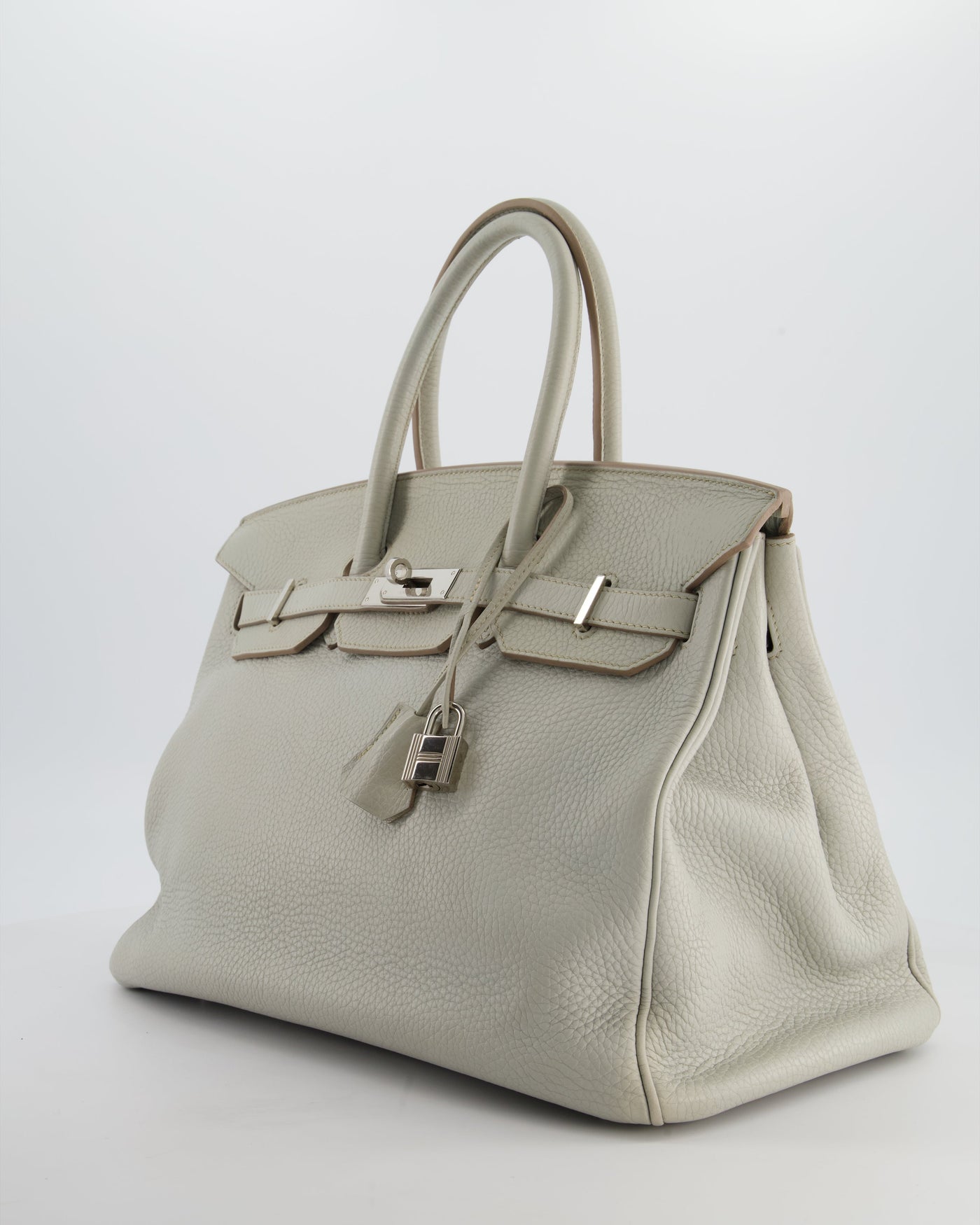 Hermes Birkin 35 Retourne Bag in Gris Perle Togo Leather with Palladium Hardware - Product Image 9