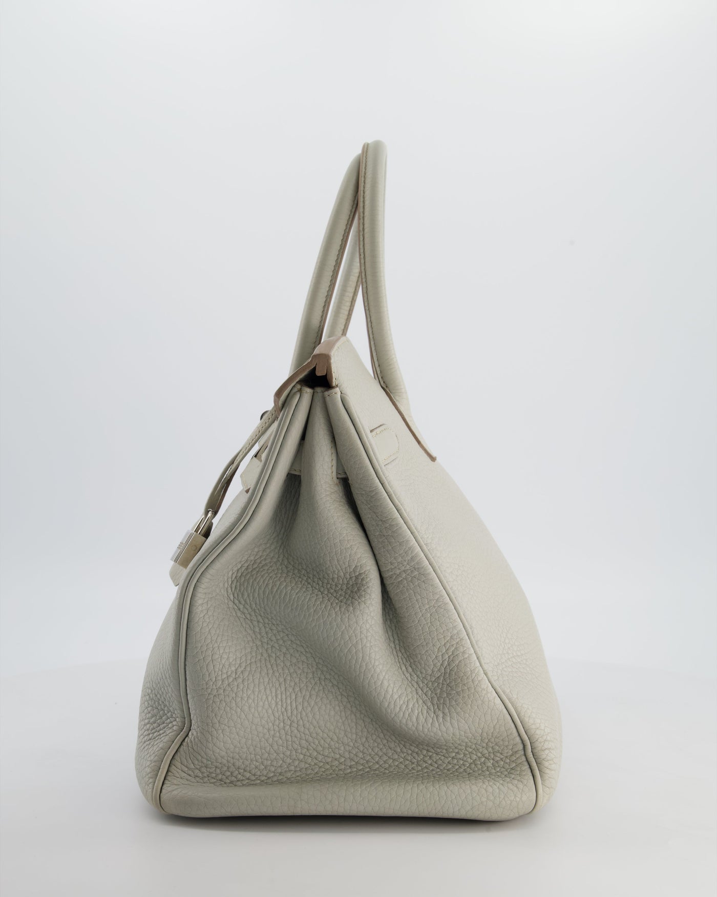 Hermes Birkin 35 Retourne Bag in Gris Perle Togo Leather with Palladium Hardware - Product Image 8