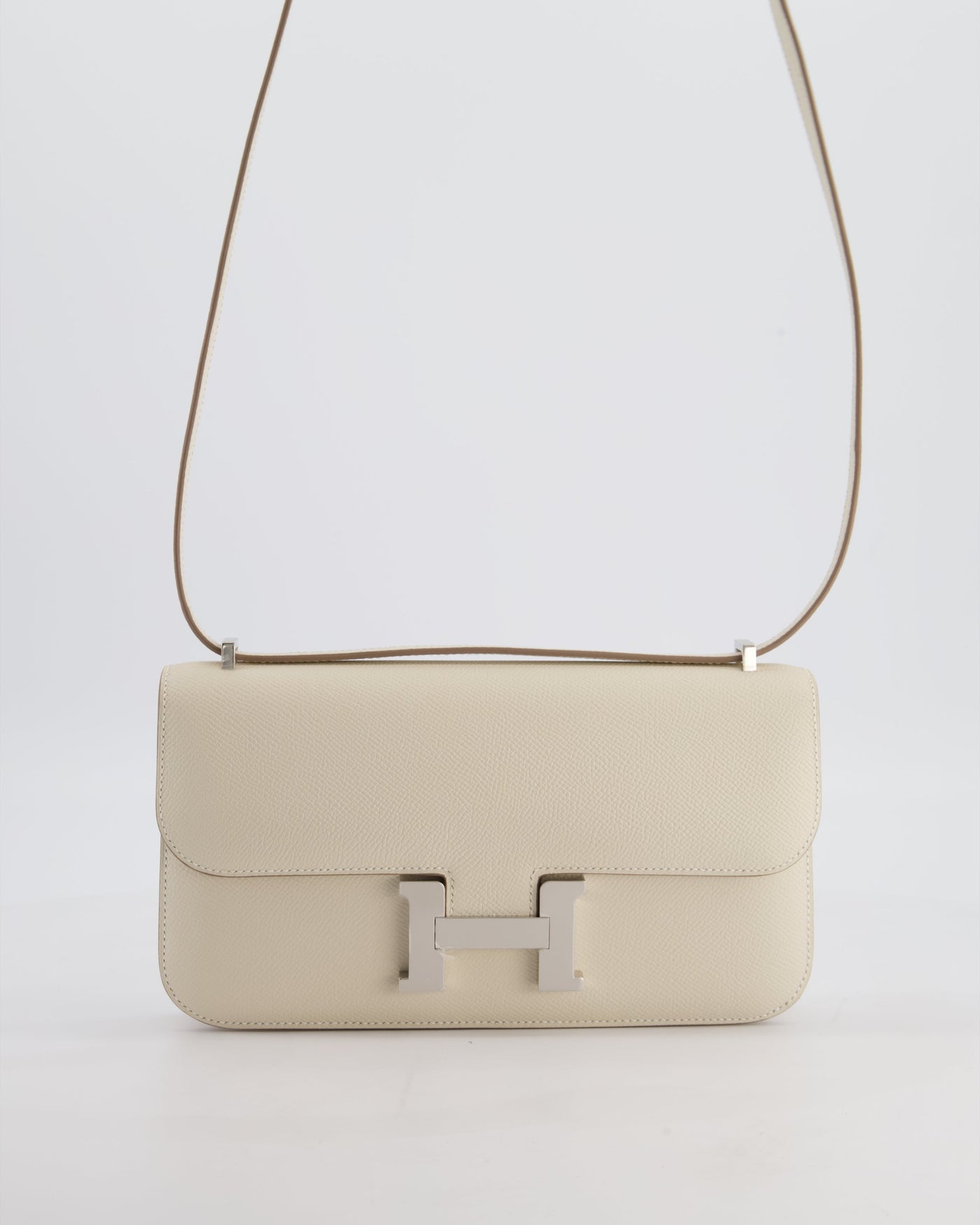 *NEW RELEASE* Hermes Constance 1-Elan Miroir Bag in Craie Epsom Leather with Palladium Hardware - Product Image 2