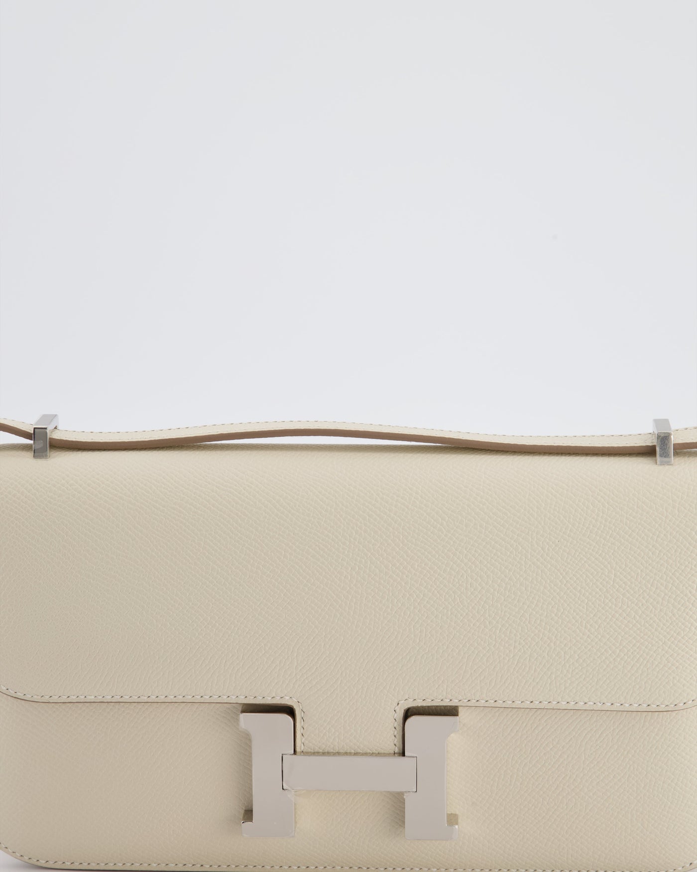 *NEW RELEASE* Hermes Constance 1-Elan Miroir Bag in Craie Epsom Leather with Palladium Hardware - Product Image 13