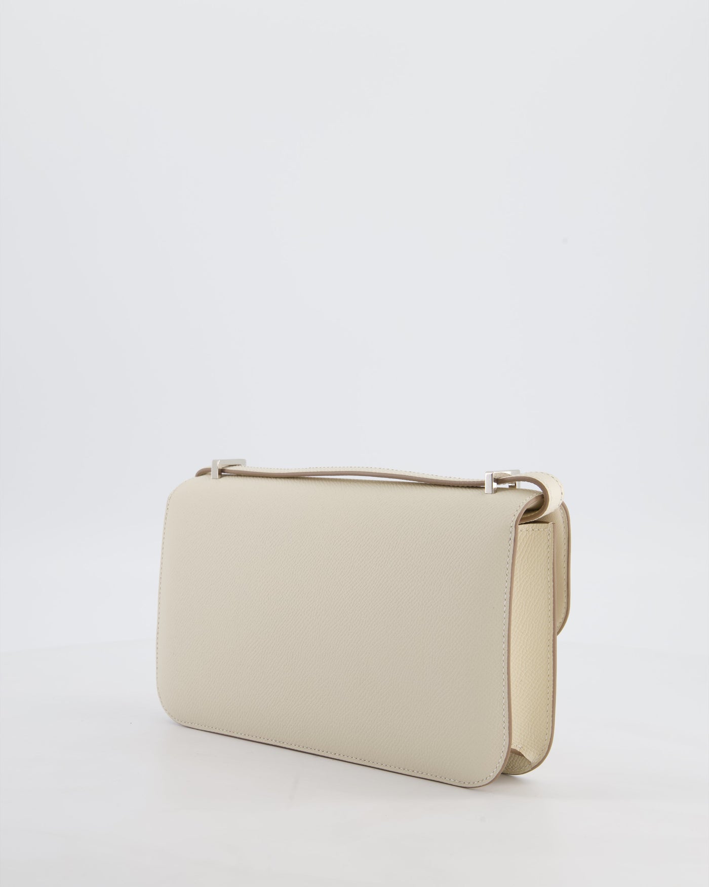 *NEW RELEASE* Hermes Constance 1-Elan Miroir Bag in Craie Epsom Leather with Palladium Hardware - Product Image 6