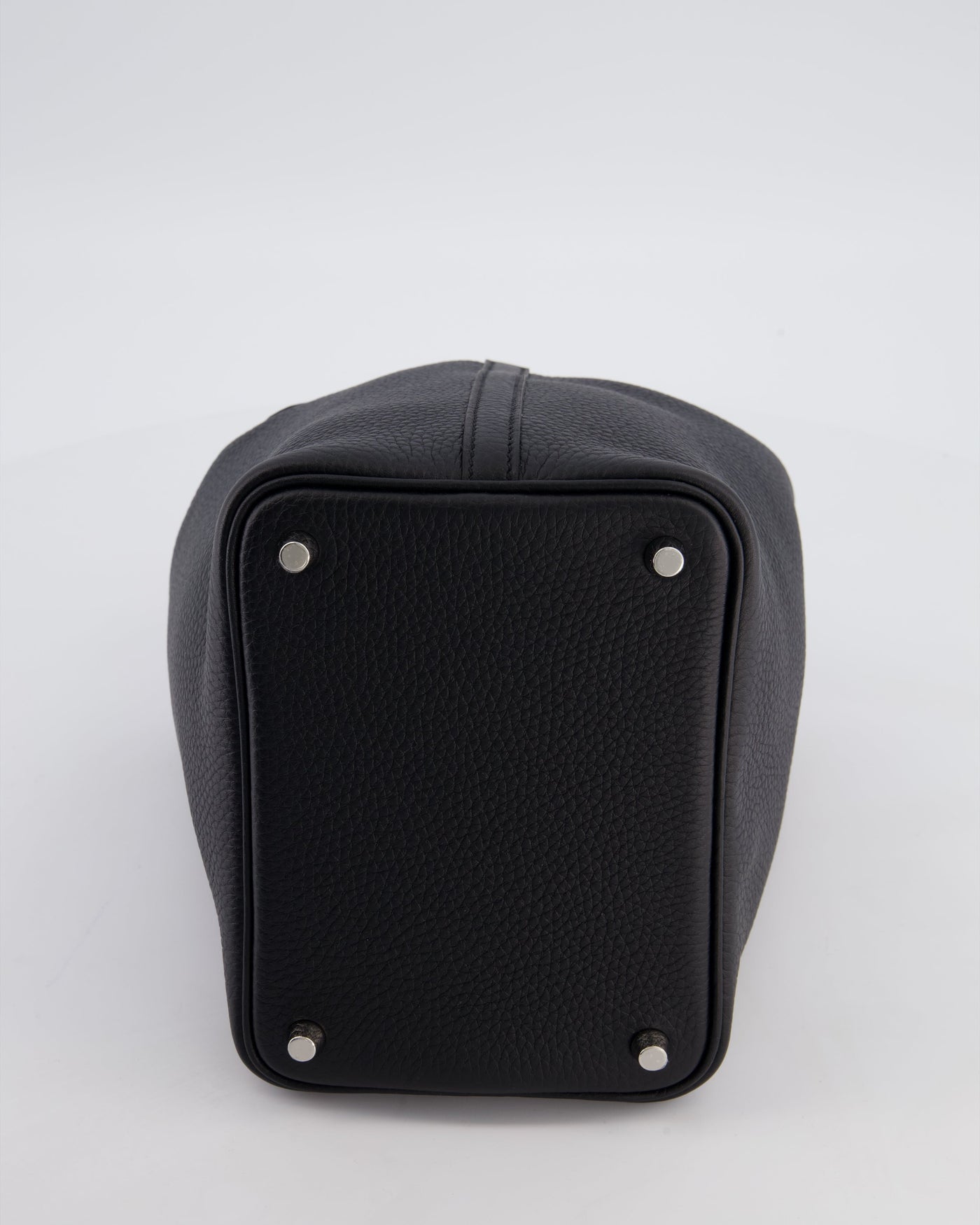 Hermes Picotin Lock 18 Bag in Noir Clemence Leather with Palladium Hardware - Product Image 17