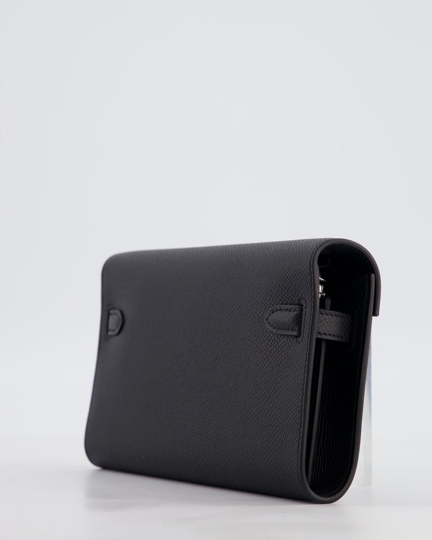 Hermes Kelly To Go Bag in Noir Epsom Leather with Palladium Hardware - Product Image 14