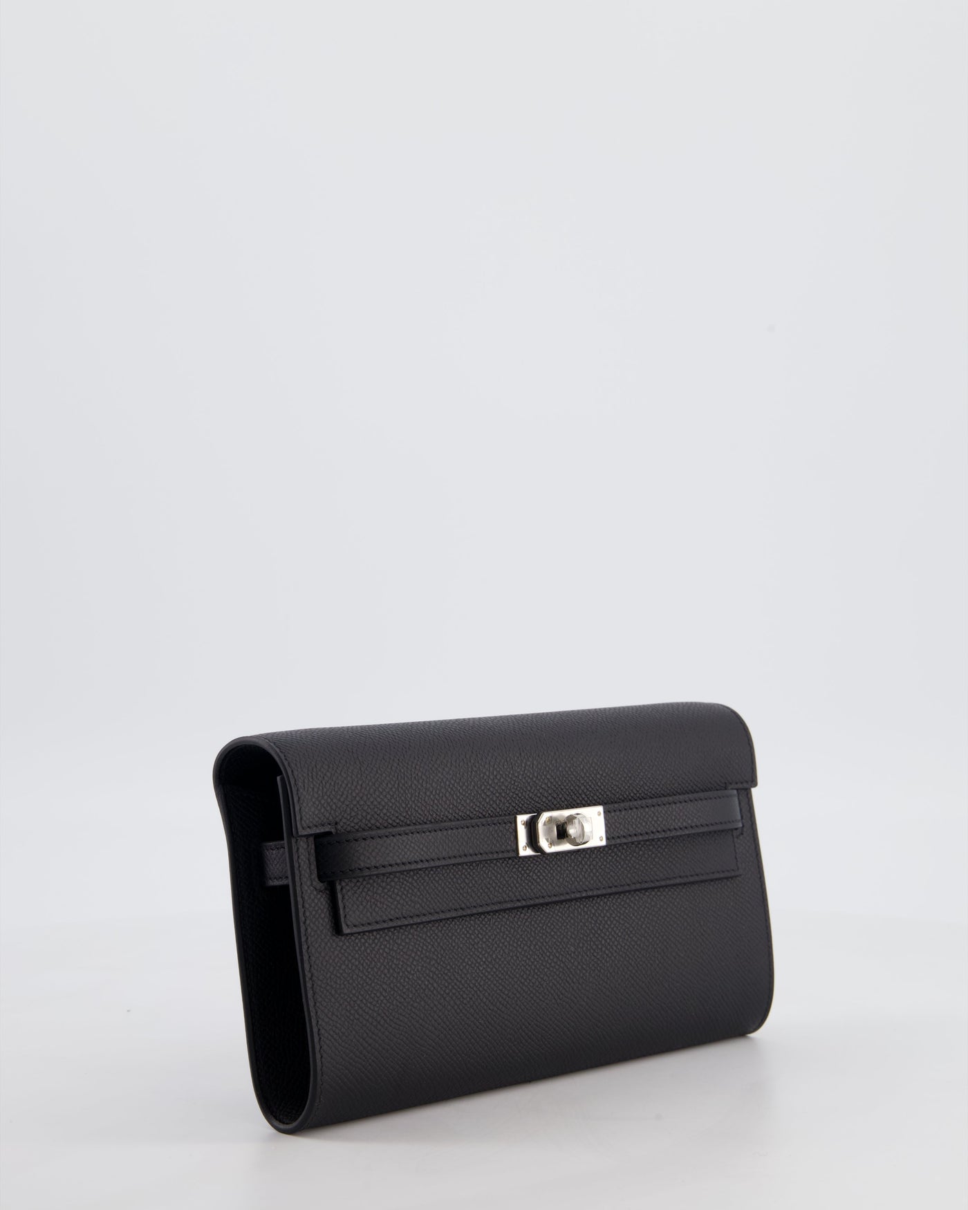 Hermes Kelly To Go Bag in Noir Epsom Leather with Palladium Hardware - Product Image 4