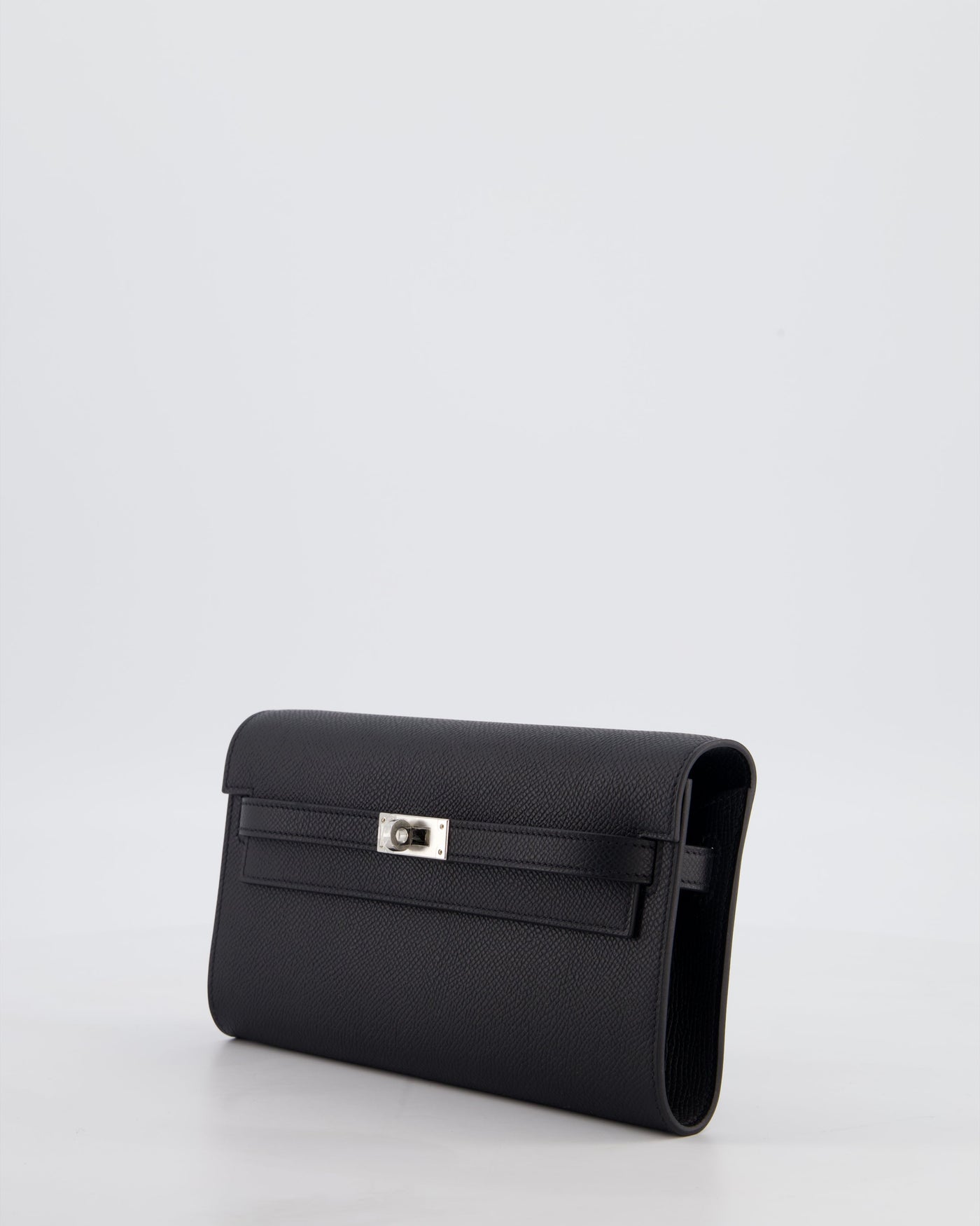 Hermes Kelly To Go Bag in Noir Epsom Leather with Palladium Hardware - Product Image 11