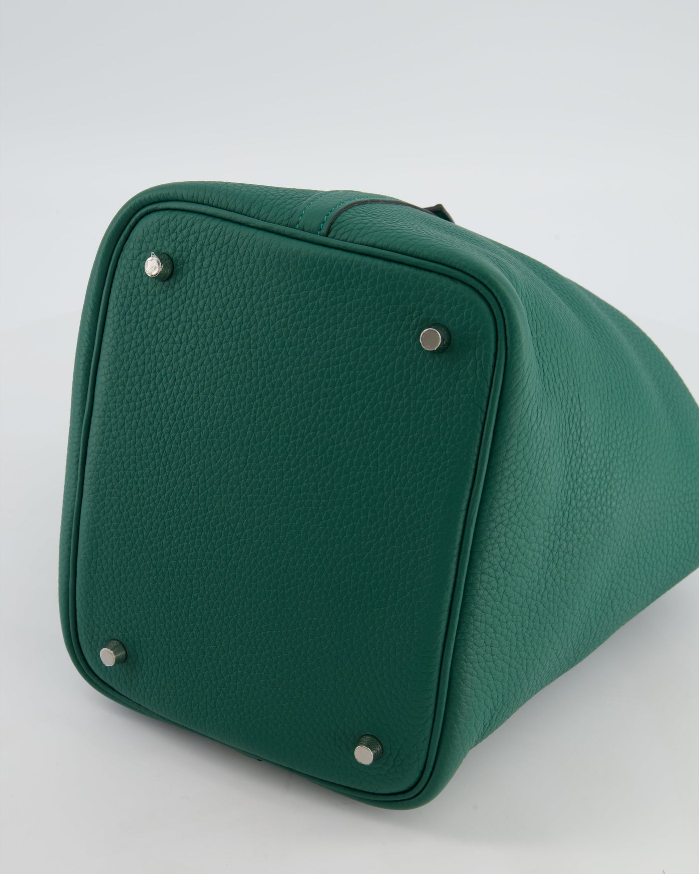 Hermes Picotin Lock 22 Bag in Vert Moyen Clemence Leather with Palladium Hardware - Product Image 18