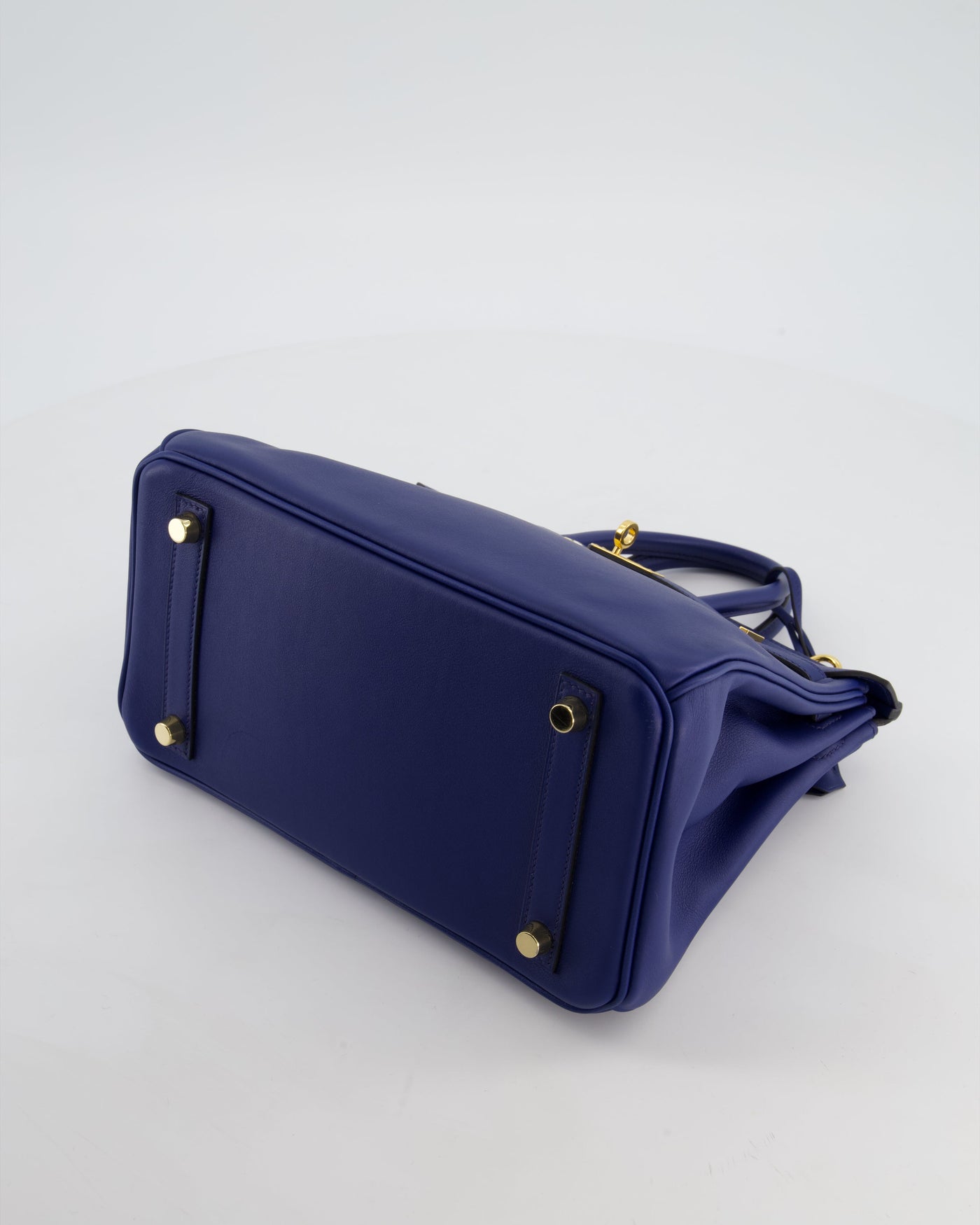Hermes Birkin 25 Retourne Bag in Bleu Saphir Swift Leather with Gold Hardware - Product Image 20