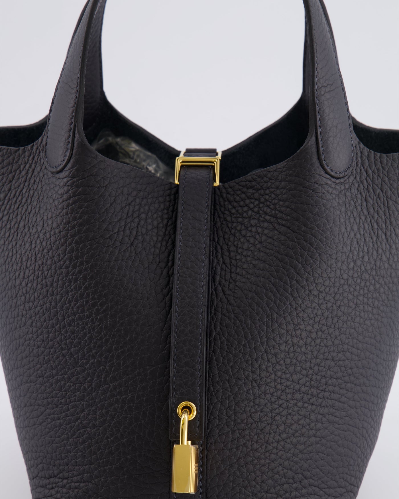 Hermes Picotin Lock 18 Bag in Caban Clemence Leather with Gold Hardware - Product Image 13