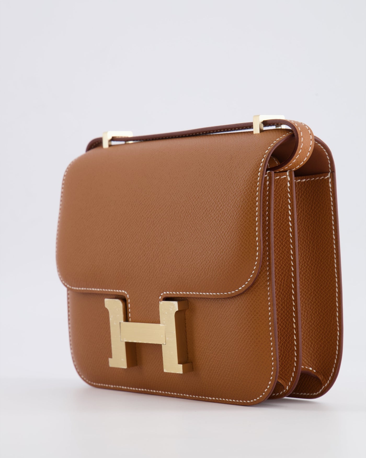 *RARE* Hermes Constance III 18 Miroir Bag in Gold Epsom Leather with Brushed Permabrass Hardware - Product Image 13