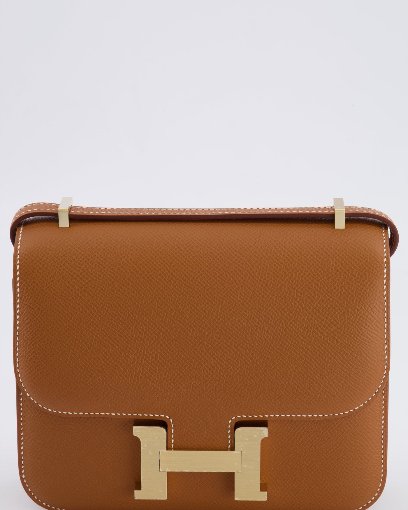 *RARE* Hermes Constance III 18 Miroir Bag in Gold Epsom Leather with Brushed Permabrass Hardware - Product Image 16