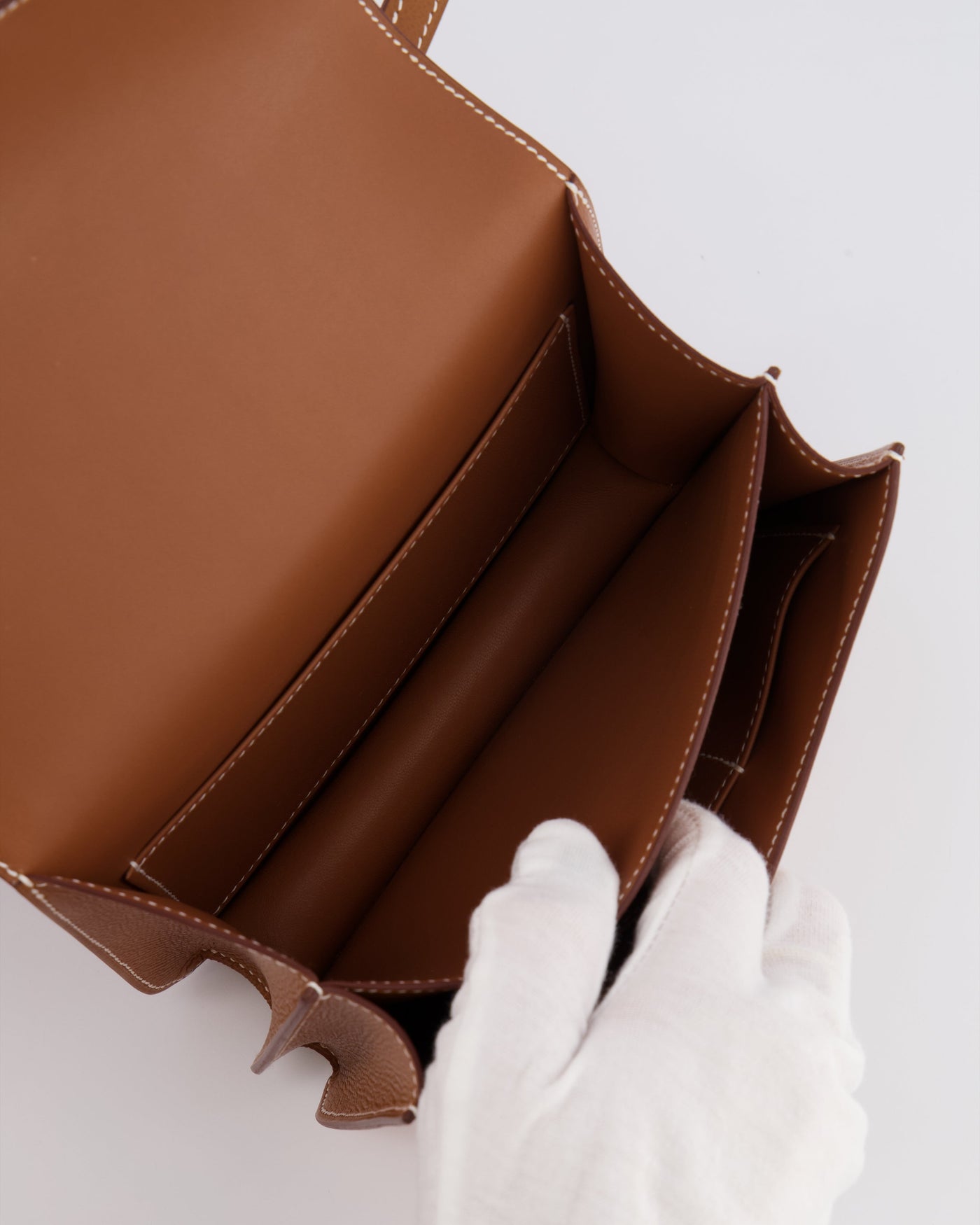*RARE* Hermes Constance III 18 Miroir Bag in Gold Epsom Leather with Brushed Permabrass Hardware - Product Image 21