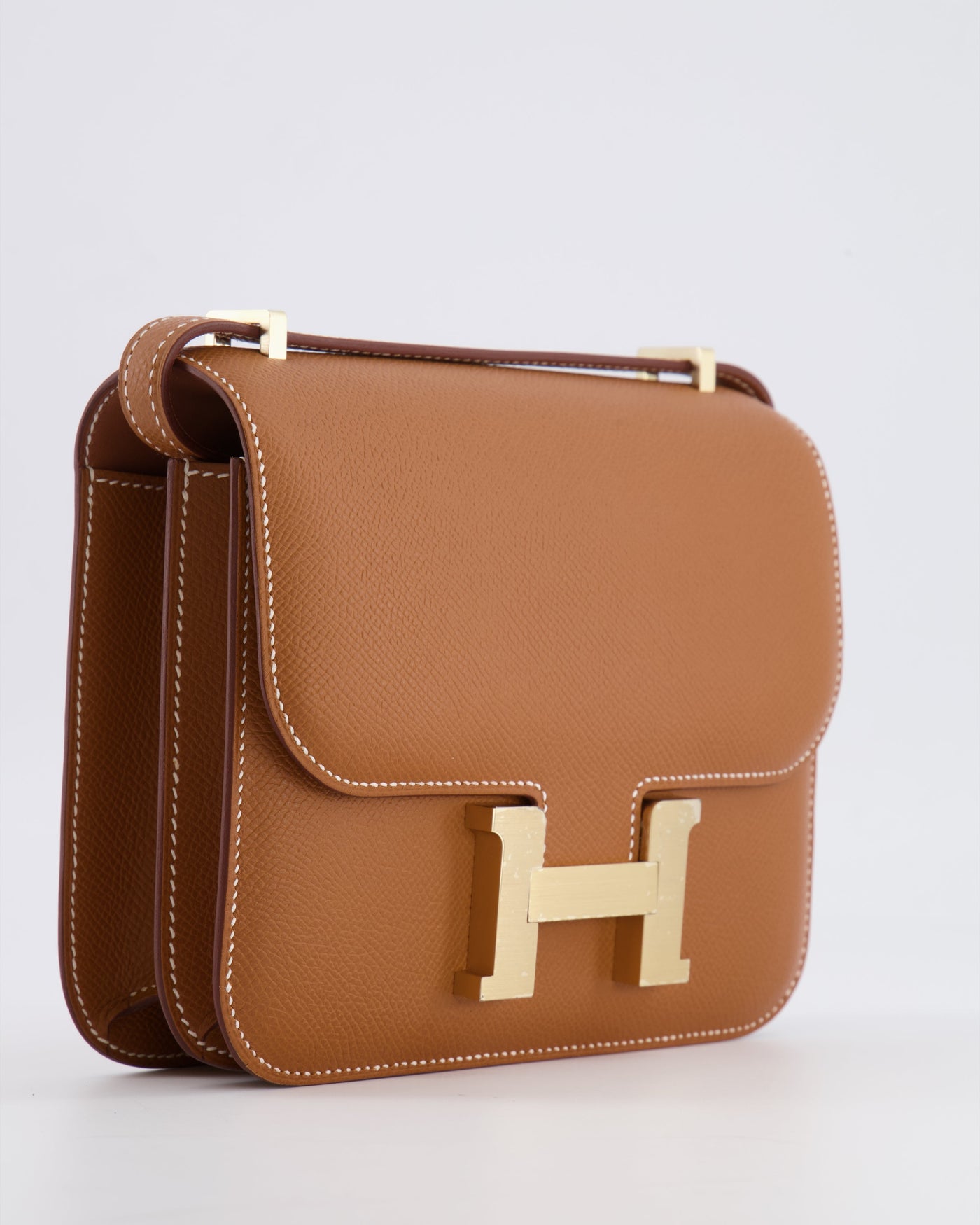 *RARE* Hermes Constance III 18 Miroir Bag in Gold Epsom Leather with Brushed Permabrass Hardware - Product Image 12
