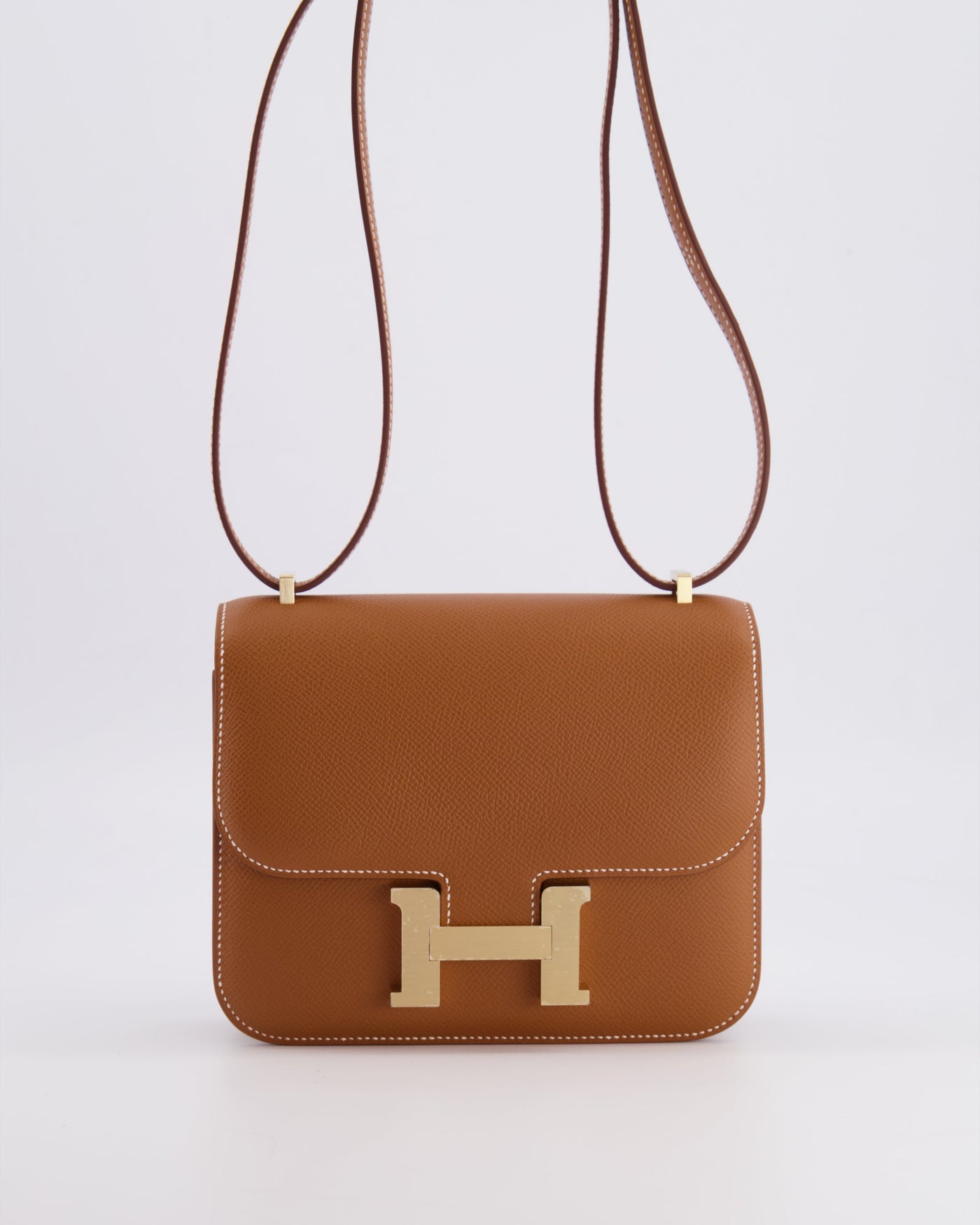 *RARE* Hermes Constance III 18 Miroir Bag in Gold Epsom Leather with Brushed Permabrass Hardware - Product Image 4