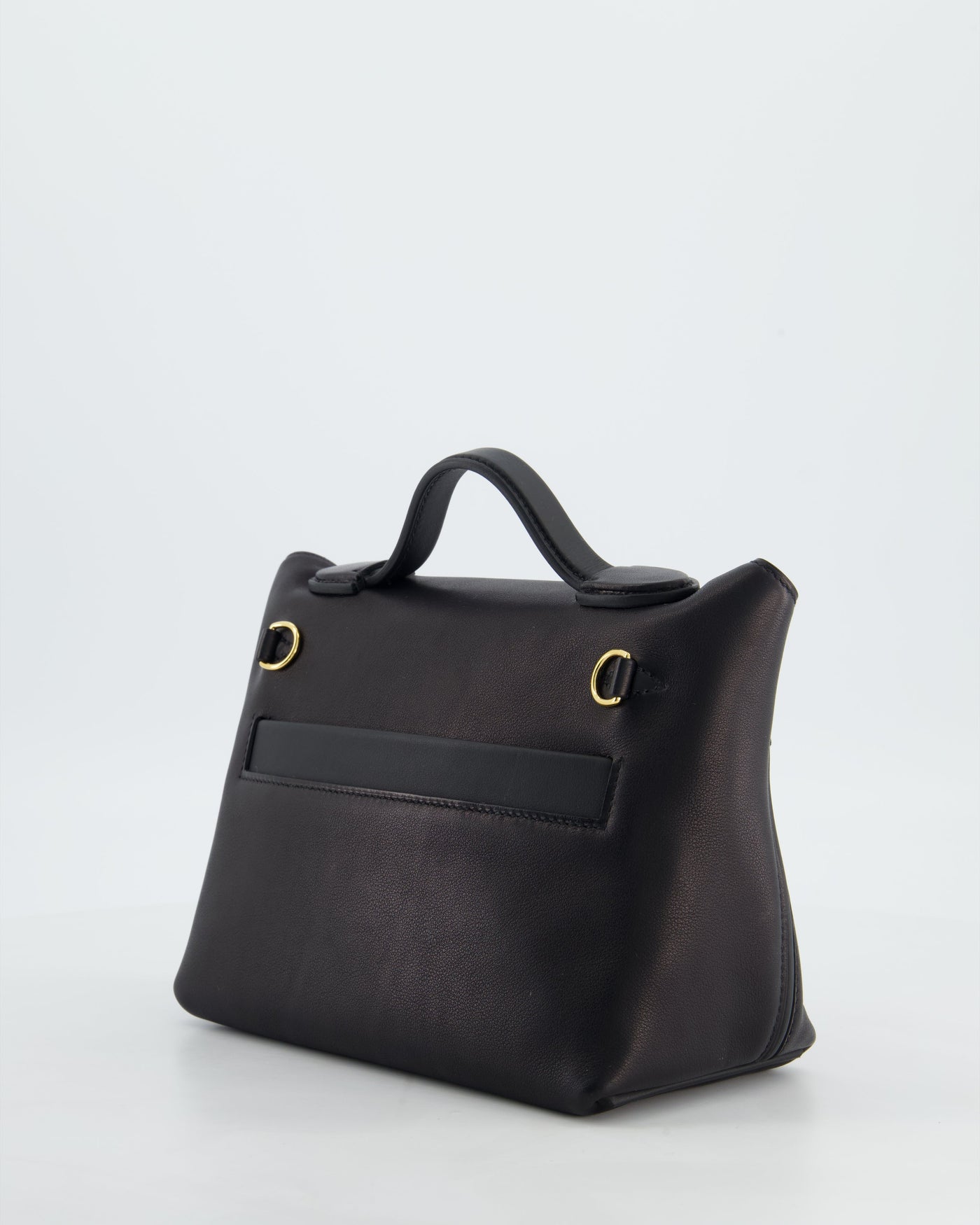 *RARE* Hermes 24/24 21 Bag in Noir Volupto and Noir Swift Leather with Gold Hardware - Product Image 7