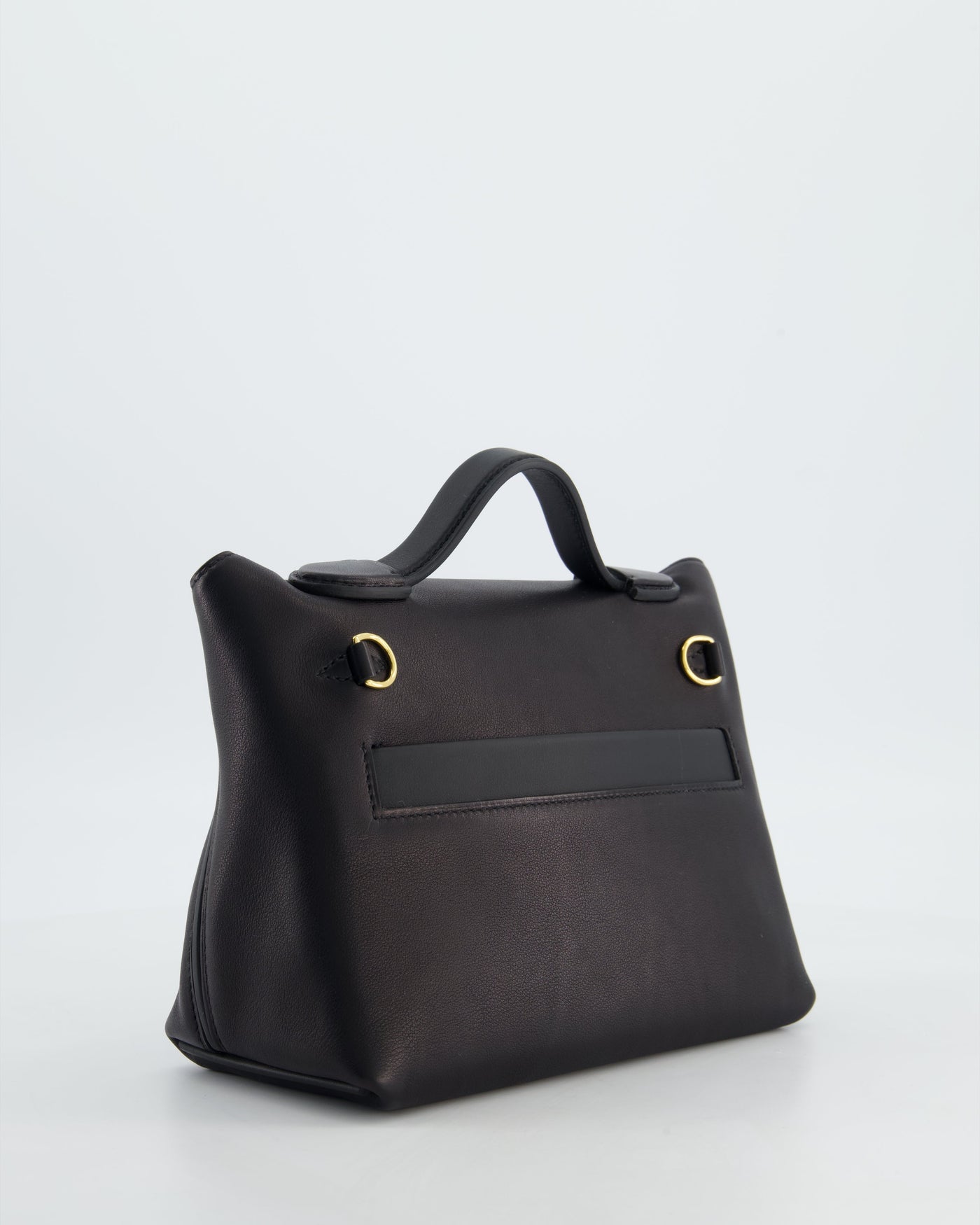 *RARE* Hermes 24/24 21 Bag in Noir Volupto and Noir Swift Leather with Gold Hardware - Product Image 9