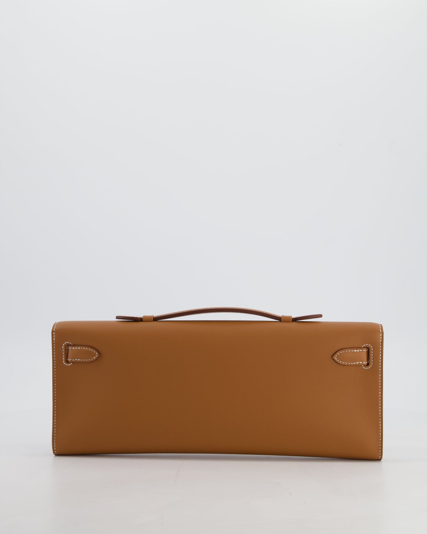 *HOT & RARE* Hermes Kelly Cut Bag in Gold Swift Leather with Palladium Hardware in Gold