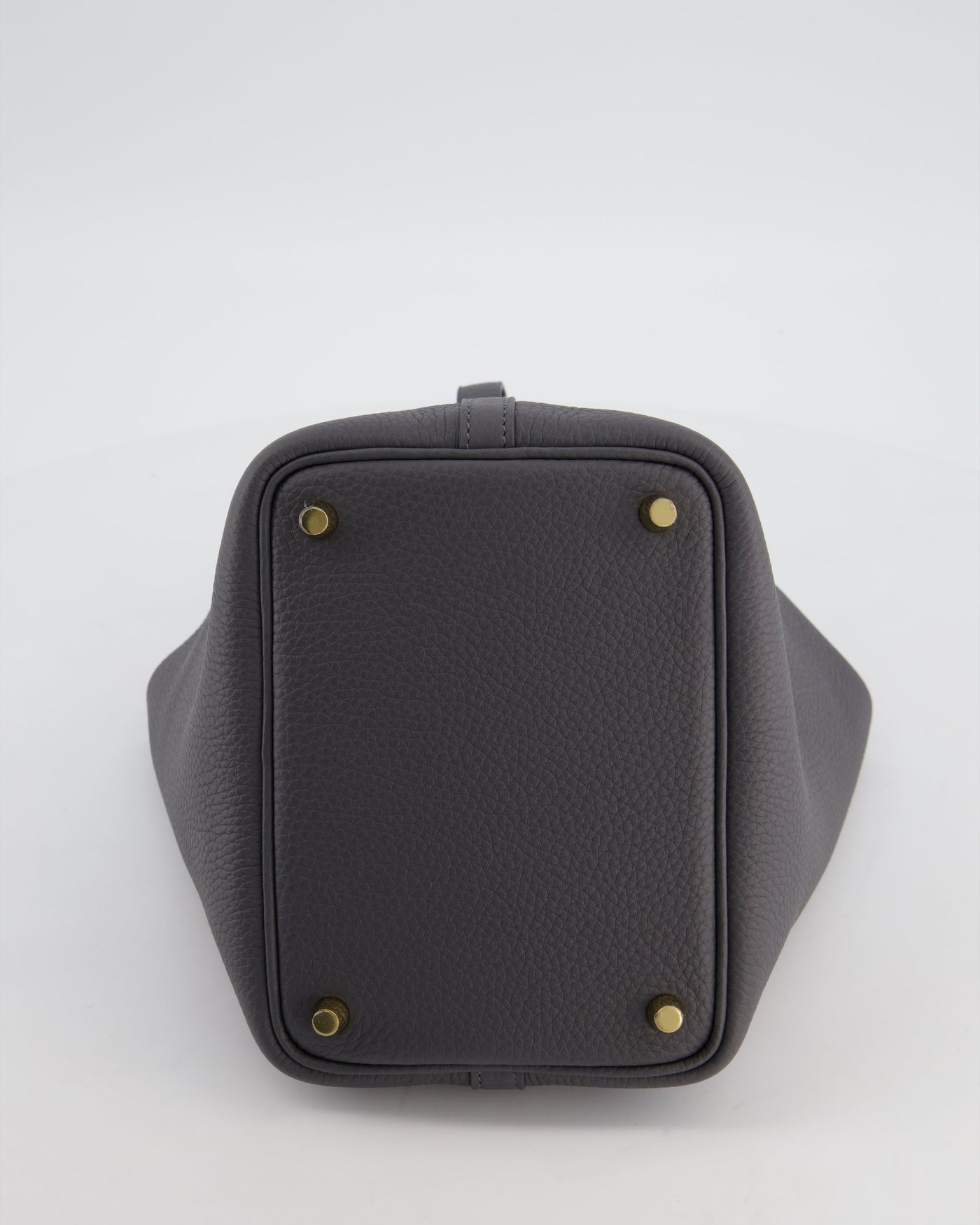 Hermes Picotin Lock 18 Bag in Ardoise Clemence Leather with Permabrass Hardware - Product Image 18