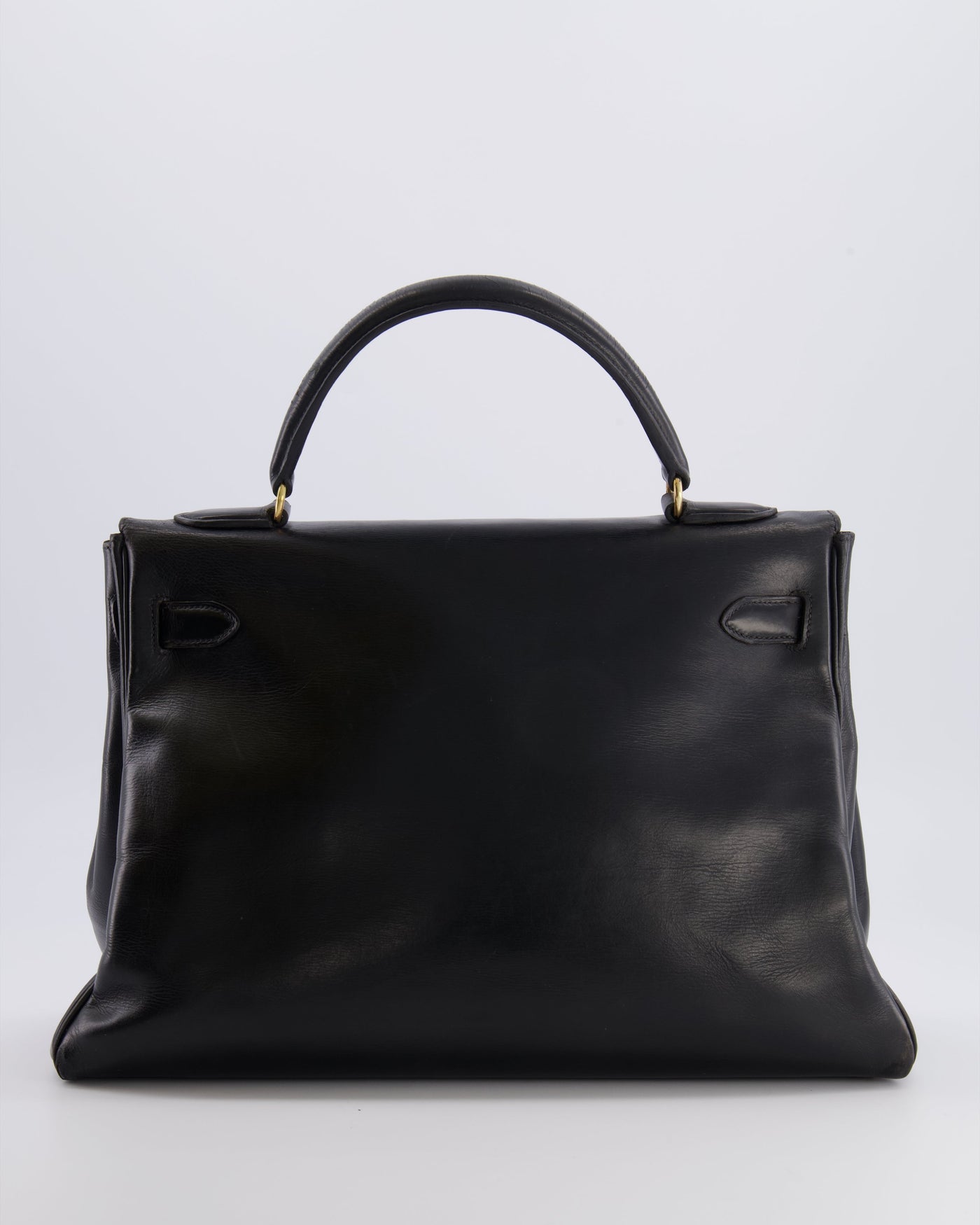 Hermes Kelly 32 Retourne Bag in Black Calfskin Box Leather with Gold Hardware - Product Image 6