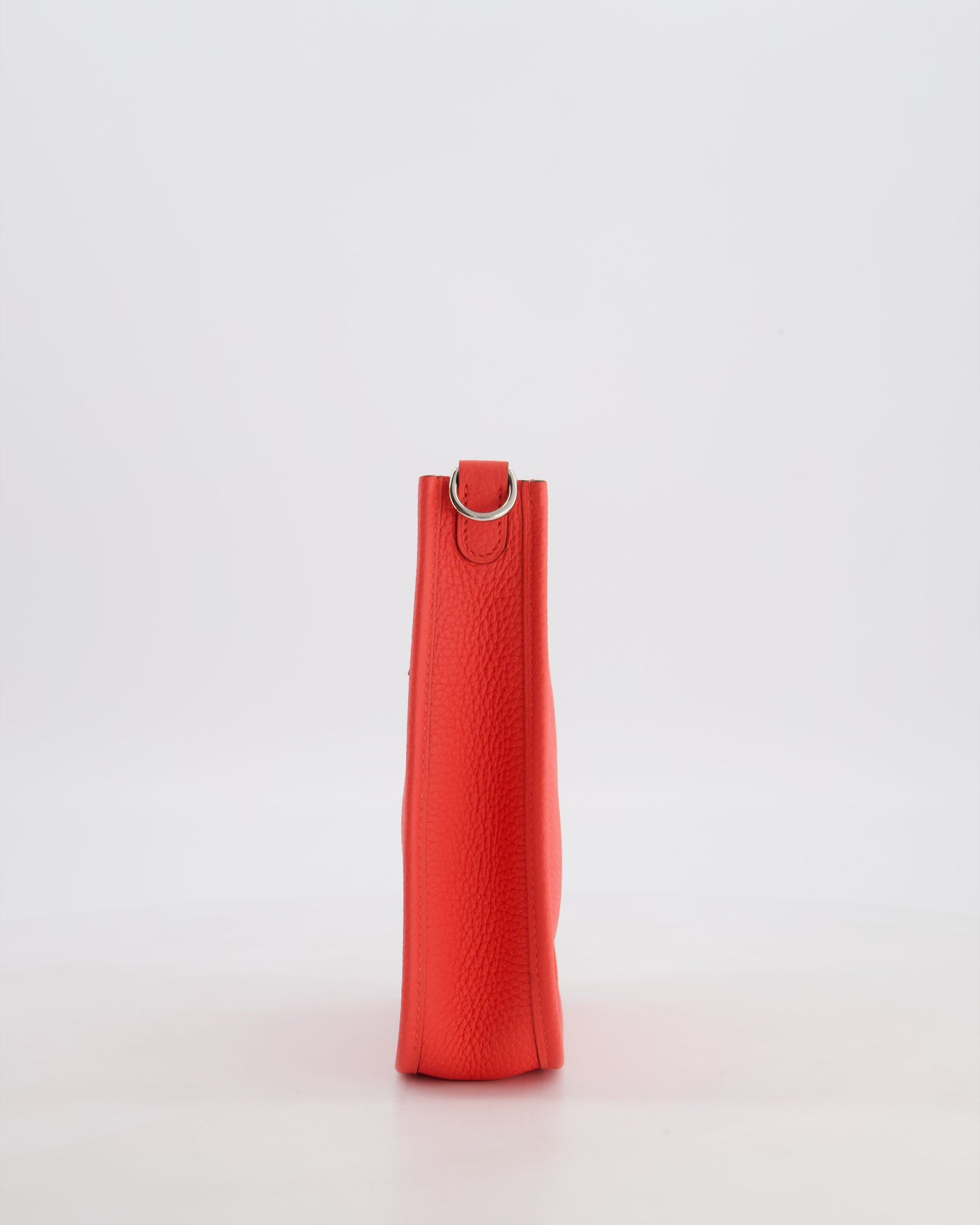 Hermes Mini Evelyne Bag in Rose Texas Clemence Leather with Palladium Hardware - Product Image 10
