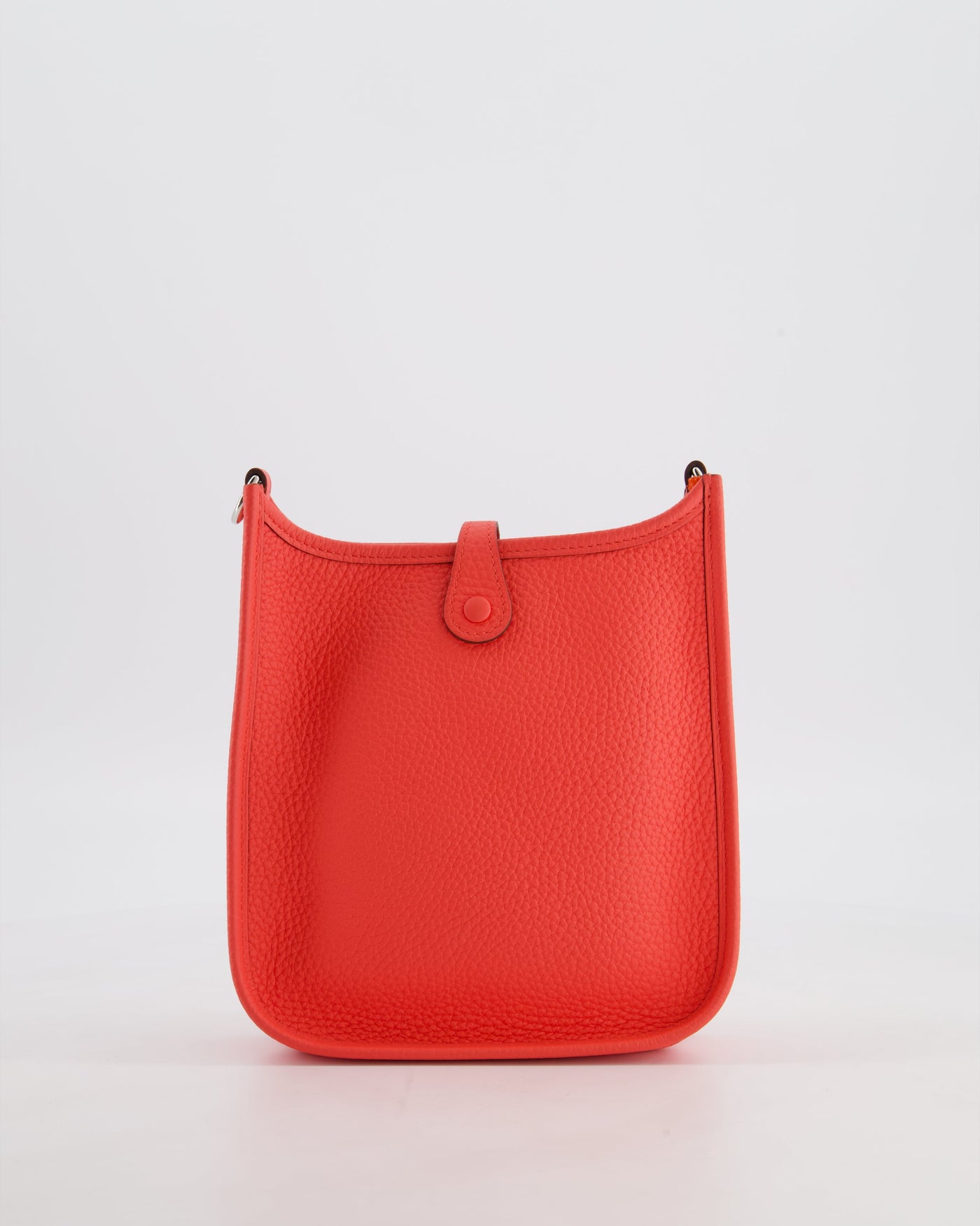Hermes Mini Evelyne Bag in Rose Texas Clemence Leather with Palladium Hardware - Product Image 8