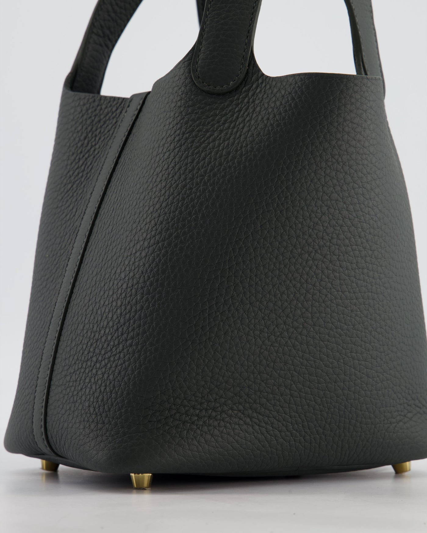 Hermes Picotin Lock 18 Bag in Vert Mangrove Clemence Leather with Permabrass Hardware - Product Image 12