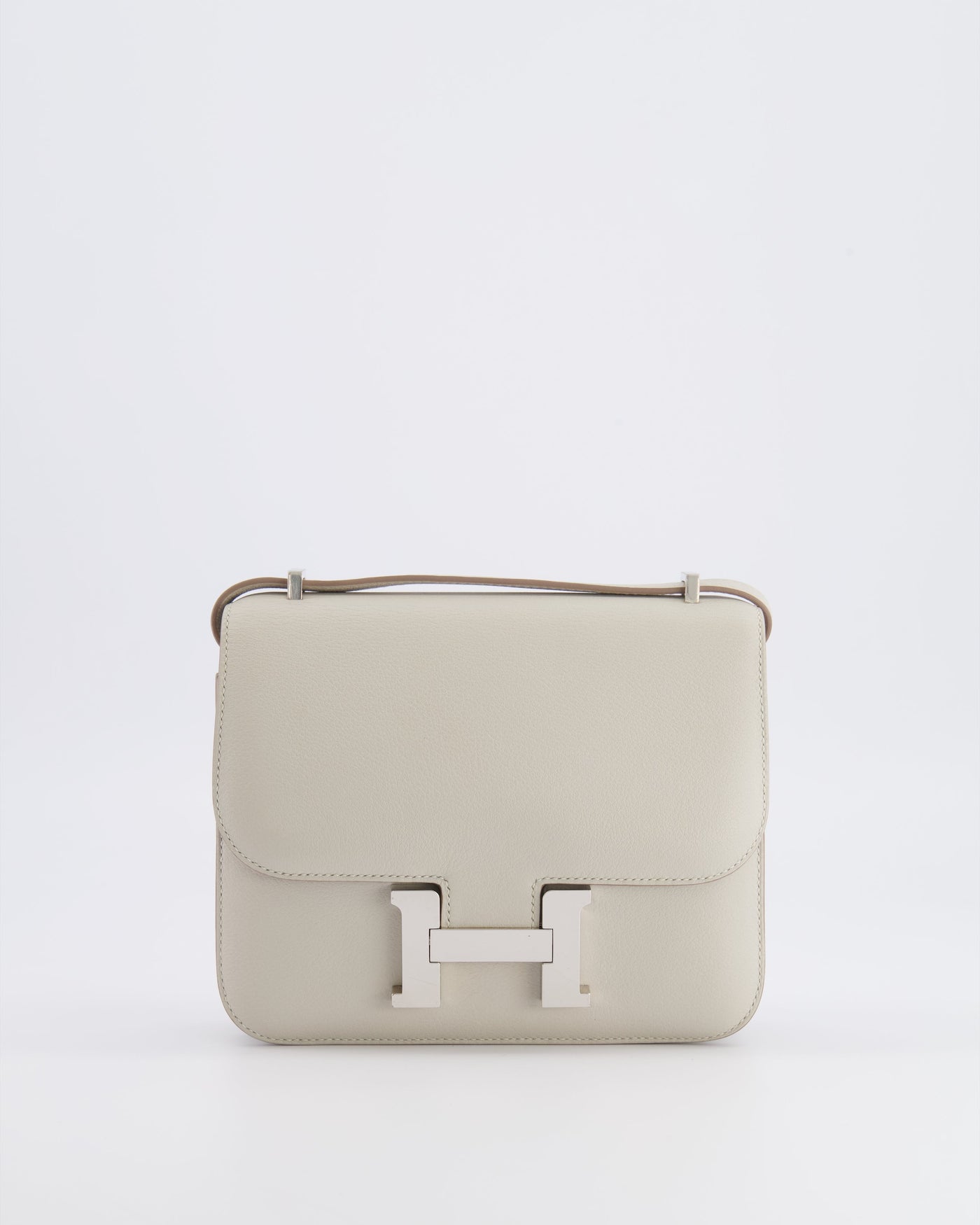 Hermes Constance III 18 Bag in Gris Perle Evercolor Leather with Palladium Hardware | Studio Nafay