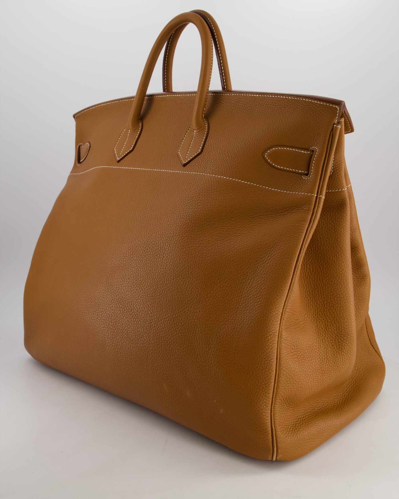 Hermes Haut à Courroies HAC 40 Bag in Gold Togo Leather with Palladium Hardware - Product Image 4