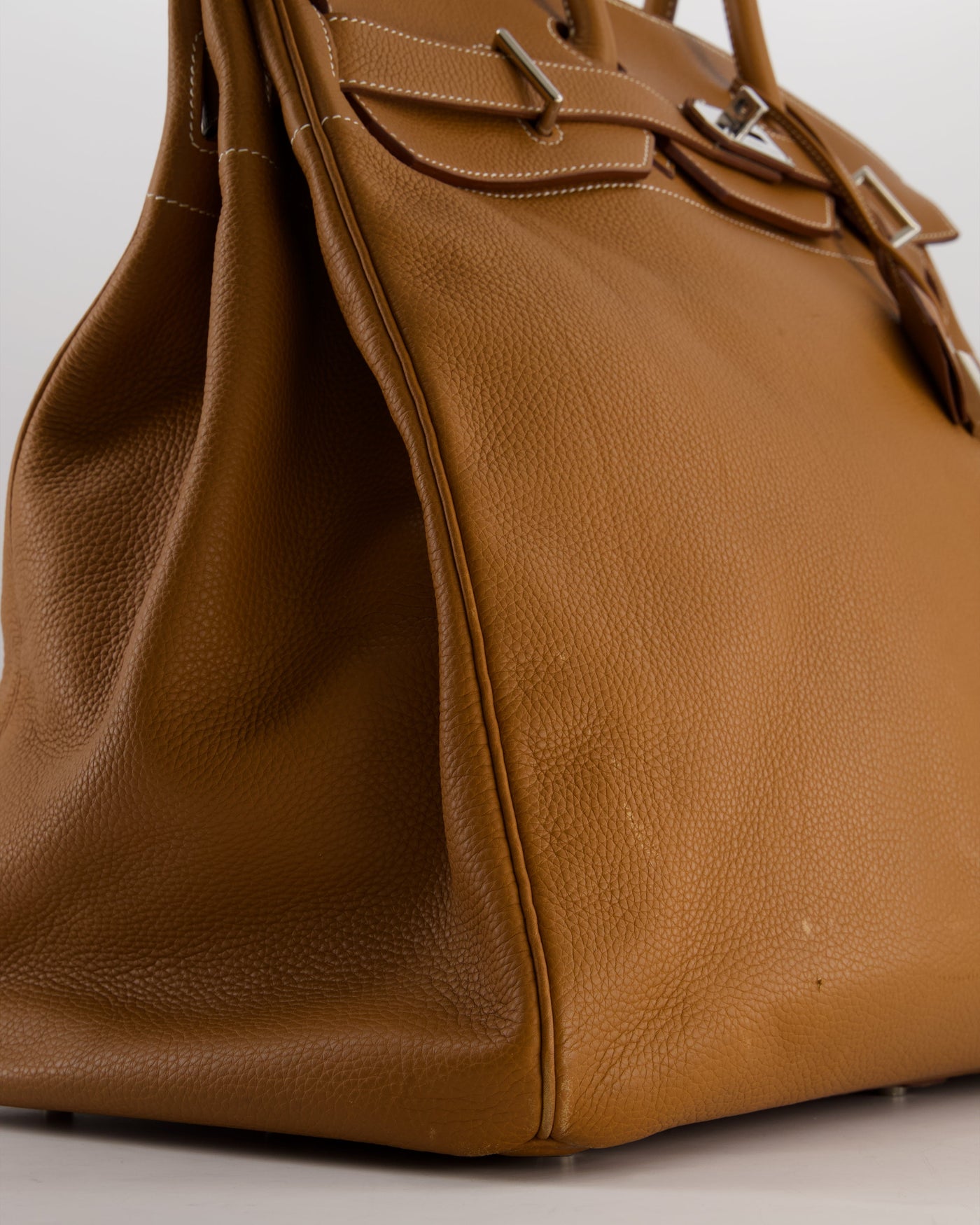 Hermes Haut à Courroies HAC 40 Bag in Gold Togo Leather with Palladium Hardware - Product Image 12