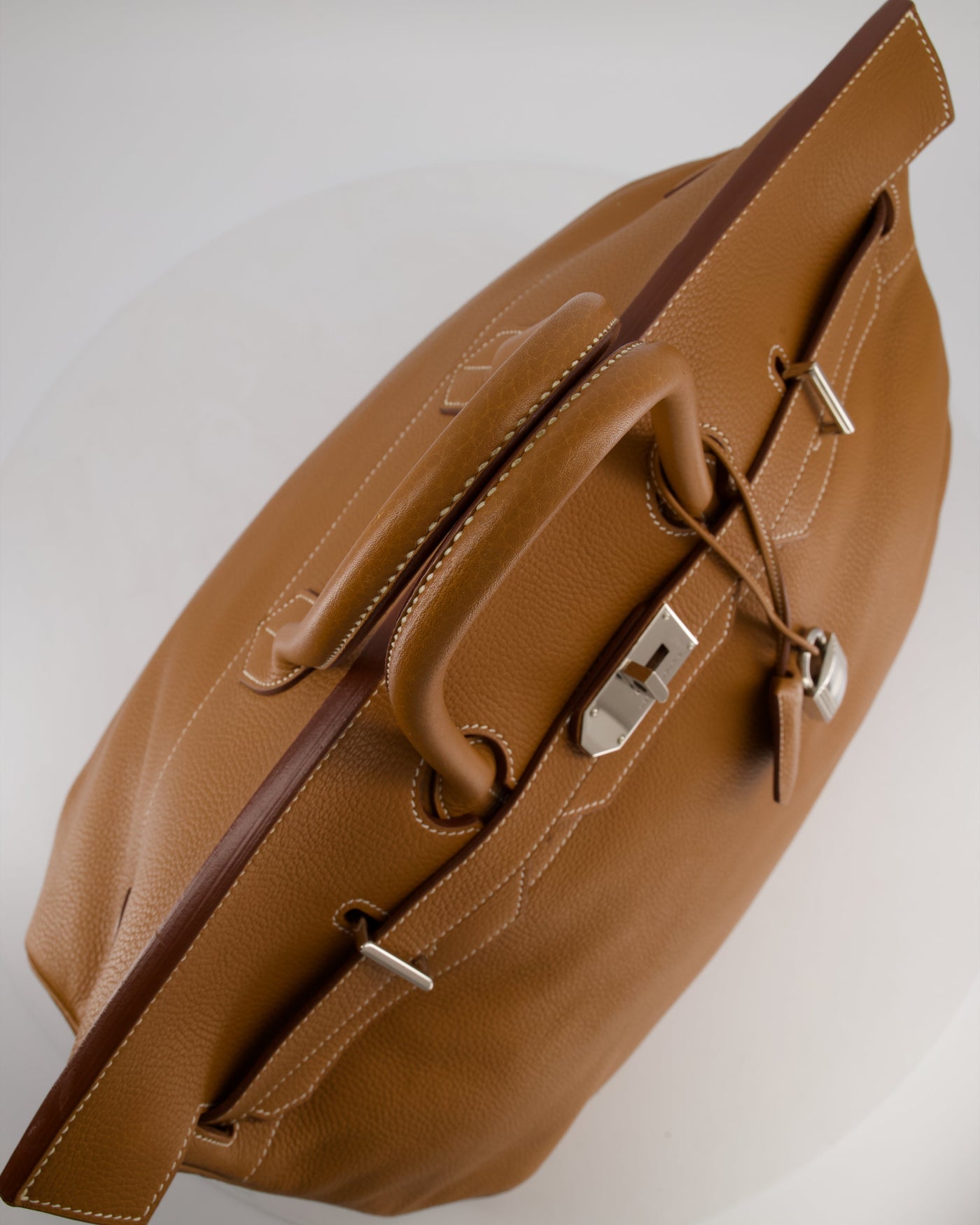Hermes Haut à Courroies HAC 40 Bag in Gold Togo Leather with Palladium Hardware - Product Image 14