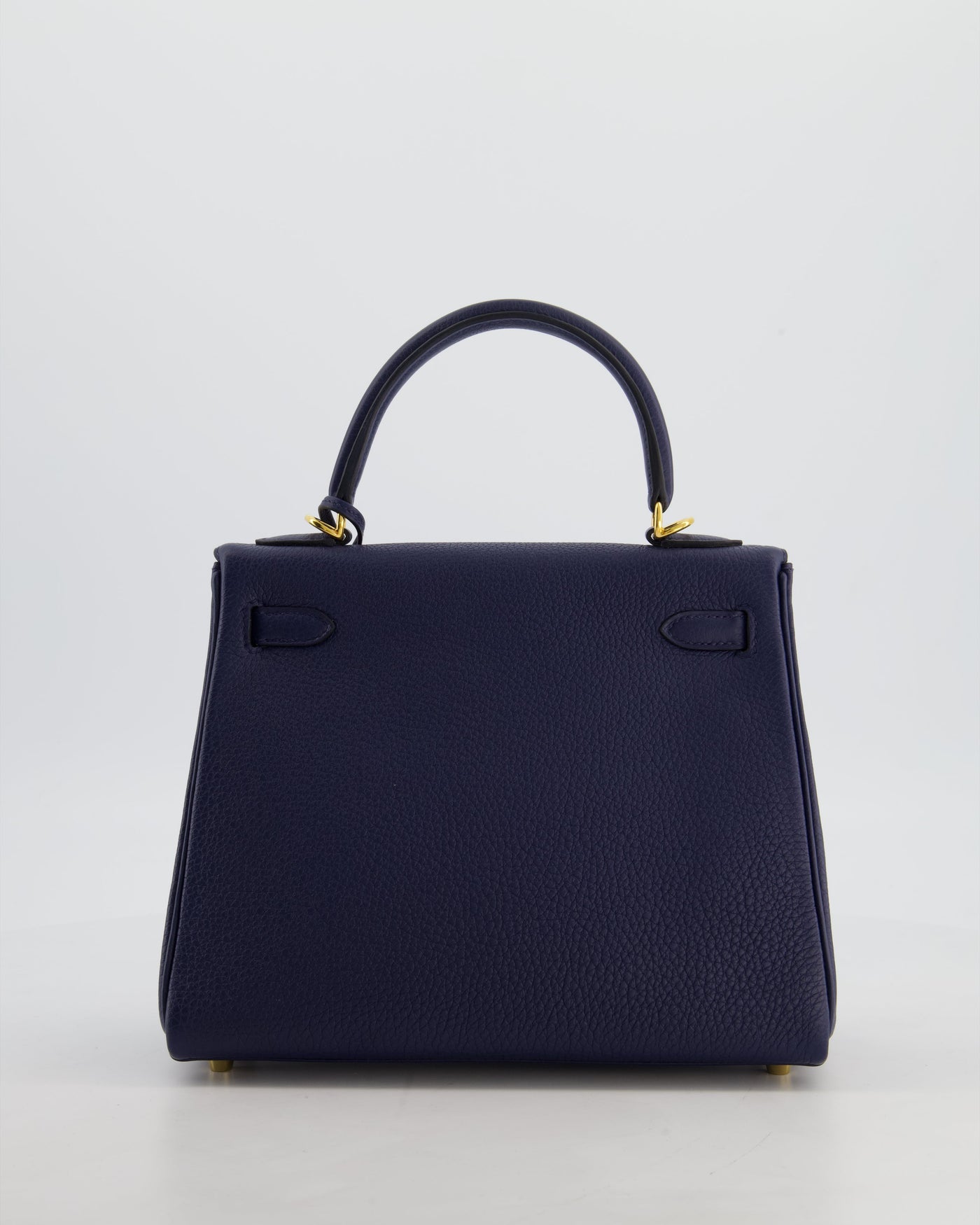 Hermes Kelly 25 Retourne Bag in Bleu Navy Togo Leather Bleu with Gold Hardware - Product Image 7