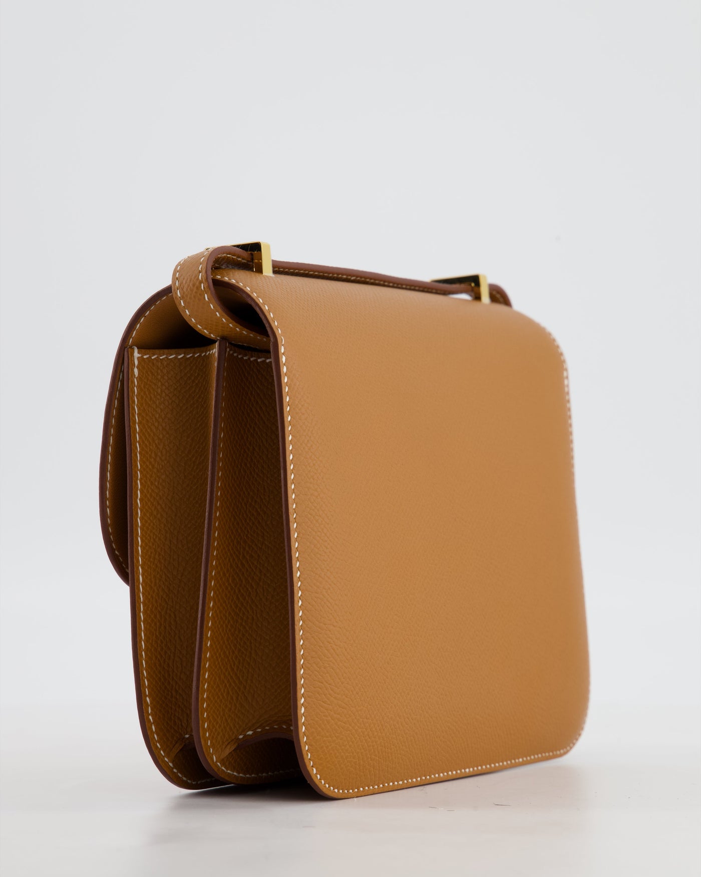 Hermes Mini Constance III Miroir 18 Bag in Gold Epsom Leather with Gold Hardware - Product Image 15
