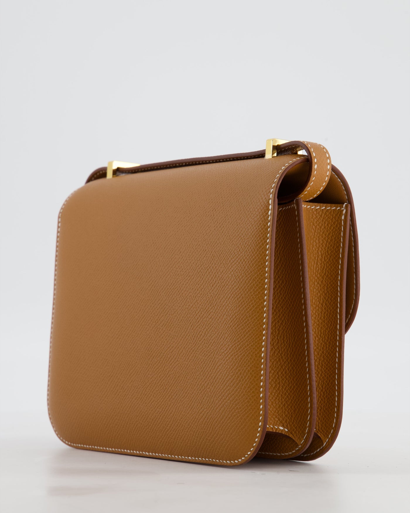 Hermes Mini Constance III Miroir 18 Bag in Gold Epsom Leather with Gold Hardware - Product Image 14