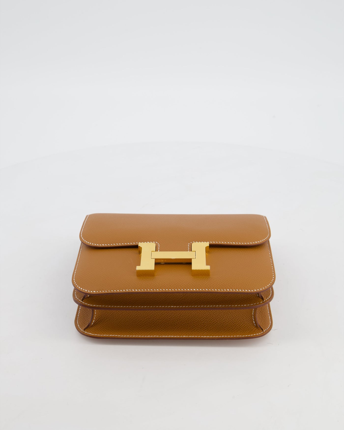 Hermes Mini Constance III Miroir 18 Bag in Gold Epsom Leather with Gold Hardware - Product Image 17
