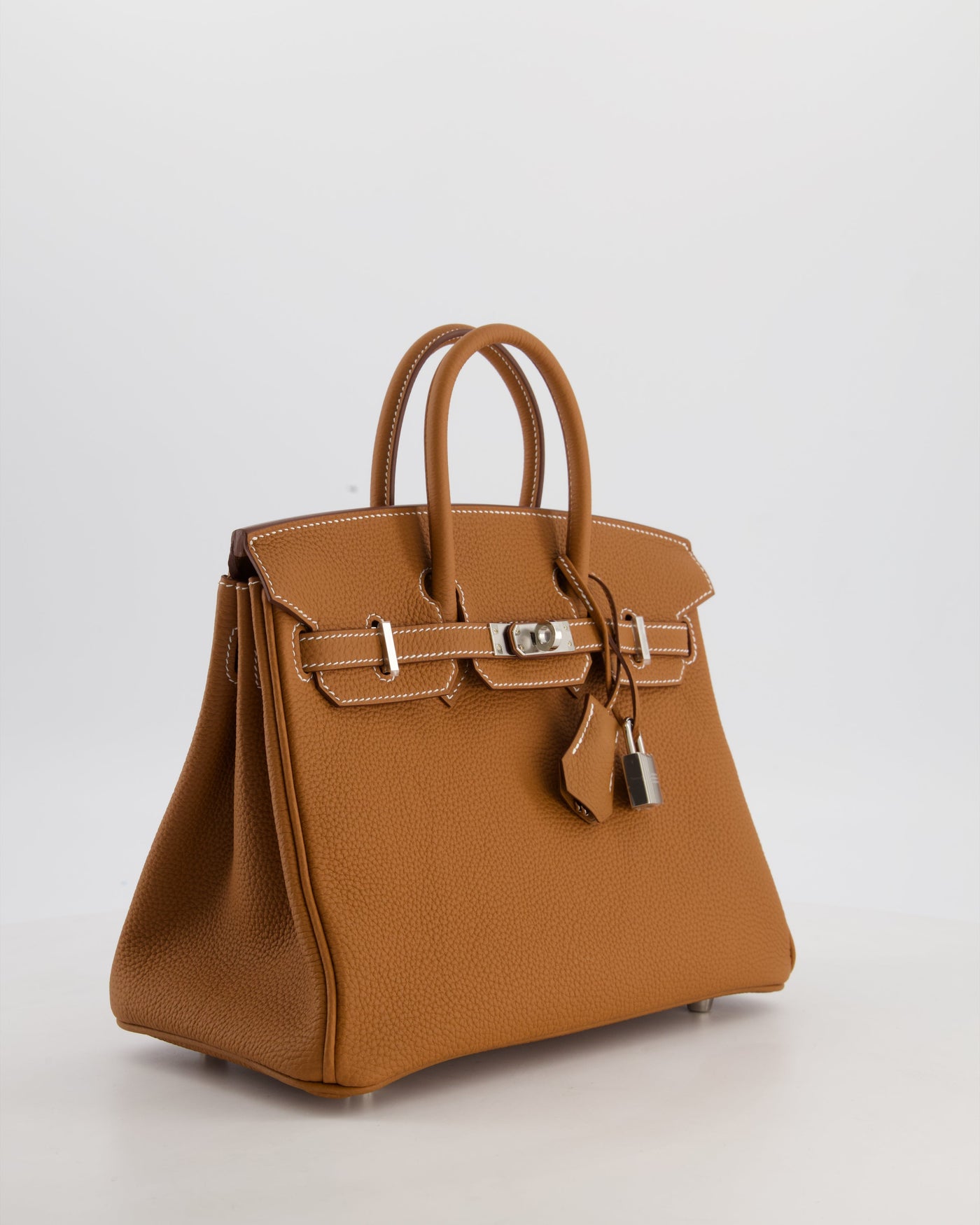 Hermes Birkin 25 Retourne Gold Togo Leather with Palladium Hardware - Product Image 3
