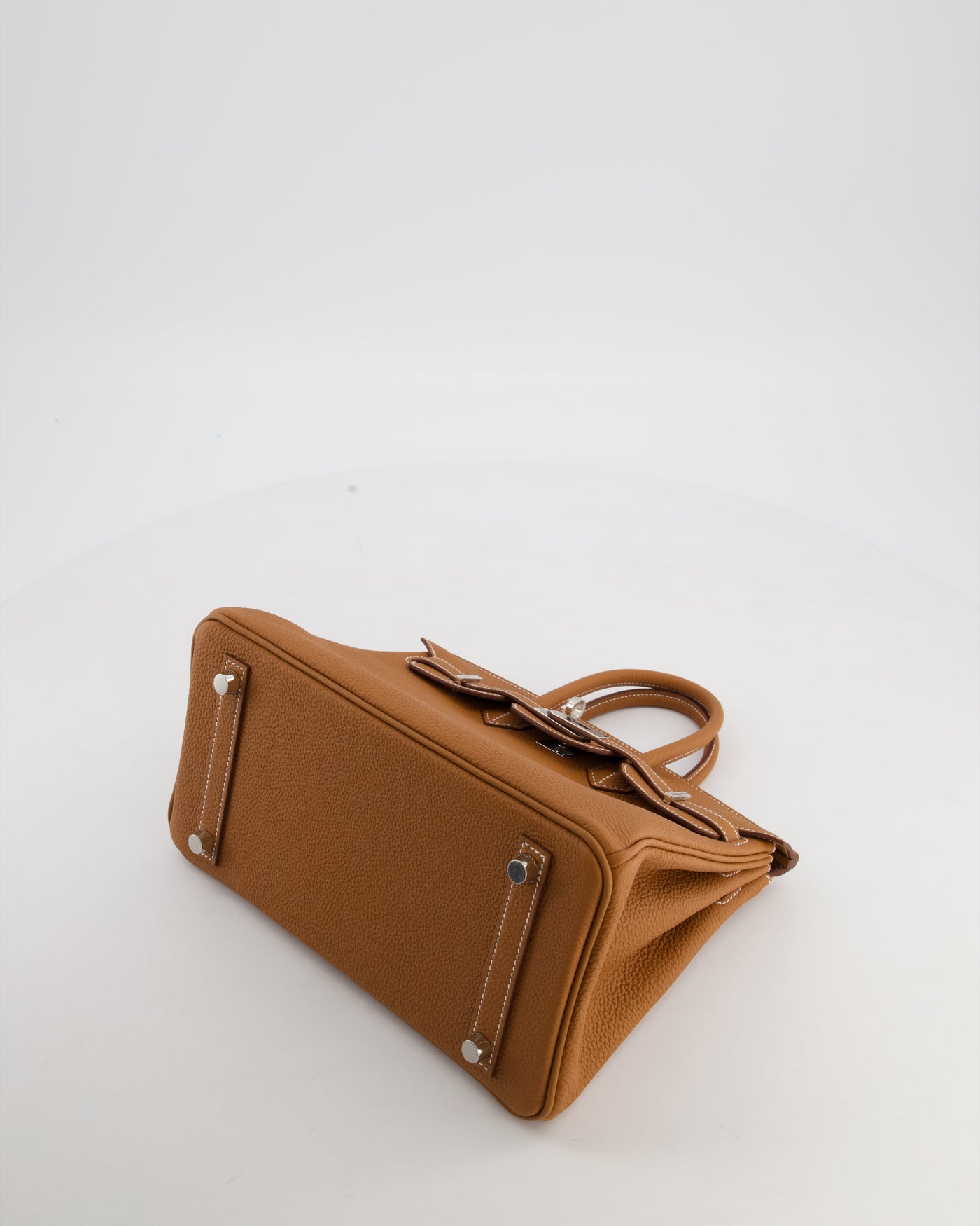Hermes Birkin 25 Retourne Gold Togo Leather with Palladium Hardware - Product Image 18