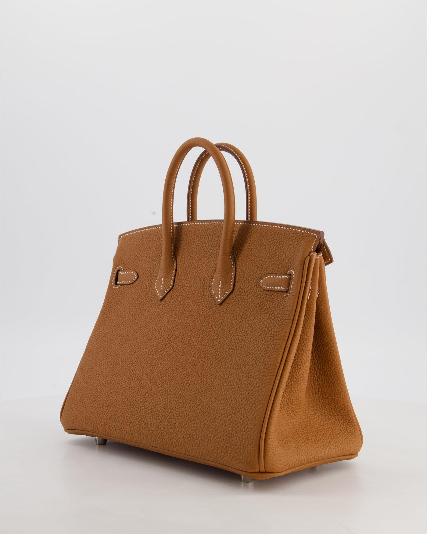 Hermes Birkin 25 Retourne Gold Togo Leather with Palladium Hardware - Product Image 5