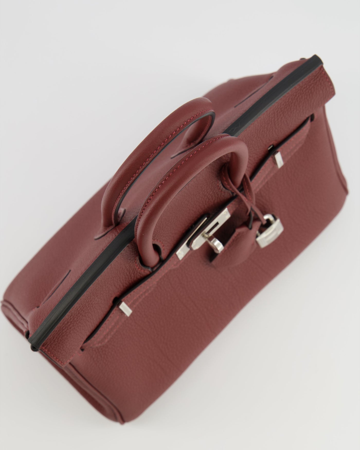 Hermes Birkin 25 Retourne Bag in Rouge H Veau Togo Leather with Palladium Hardware - Product Image 16