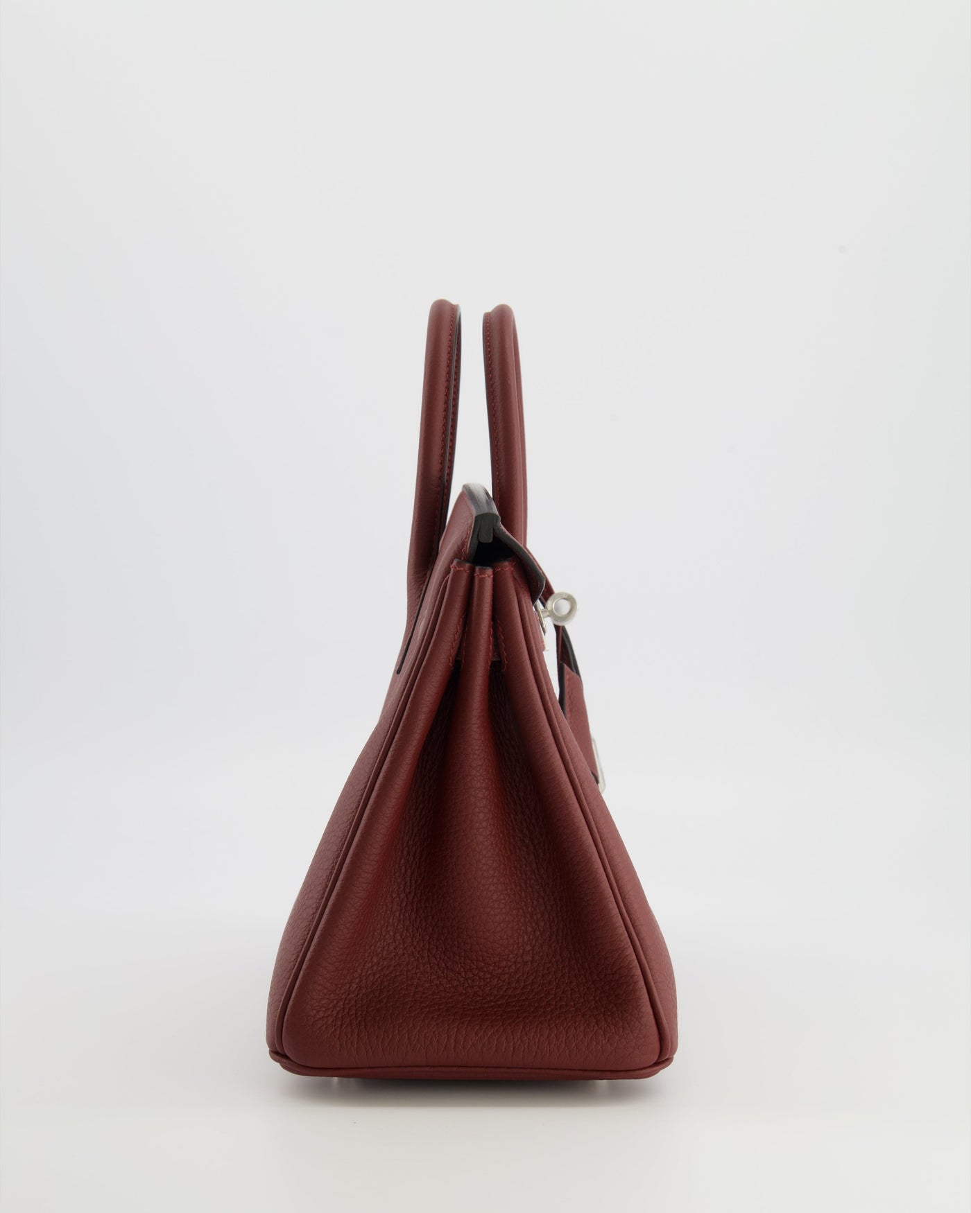 Hermes Birkin 25 Retourne Bag in Rouge H Veau Togo Leather with Palladium Hardware - Product Image 5