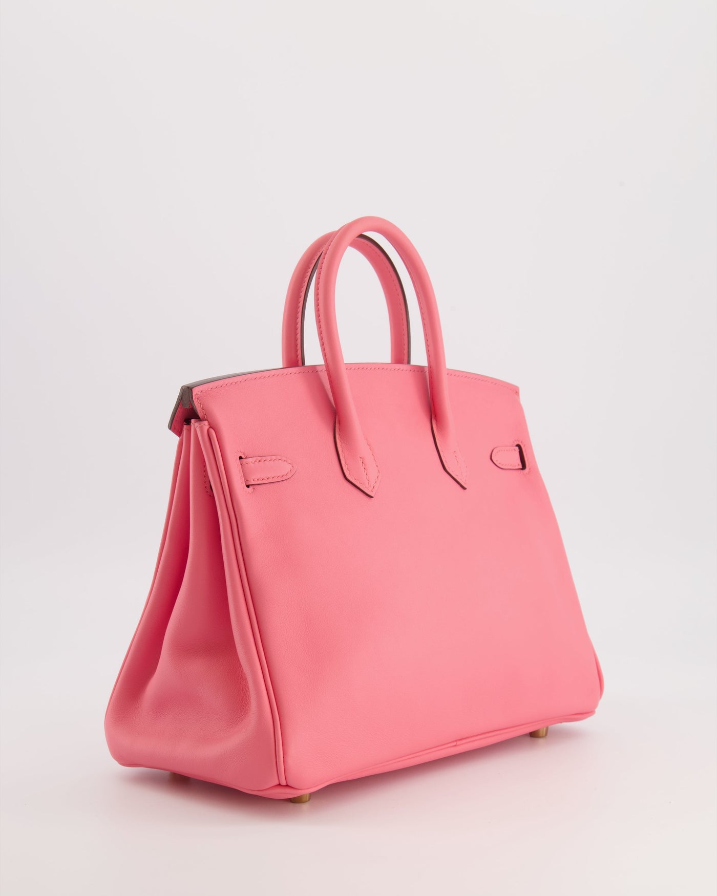 Hermes Birkin 25 Retourne Bag in Rose D'Été Swift Leather with Gold Hardware - Product Image 8