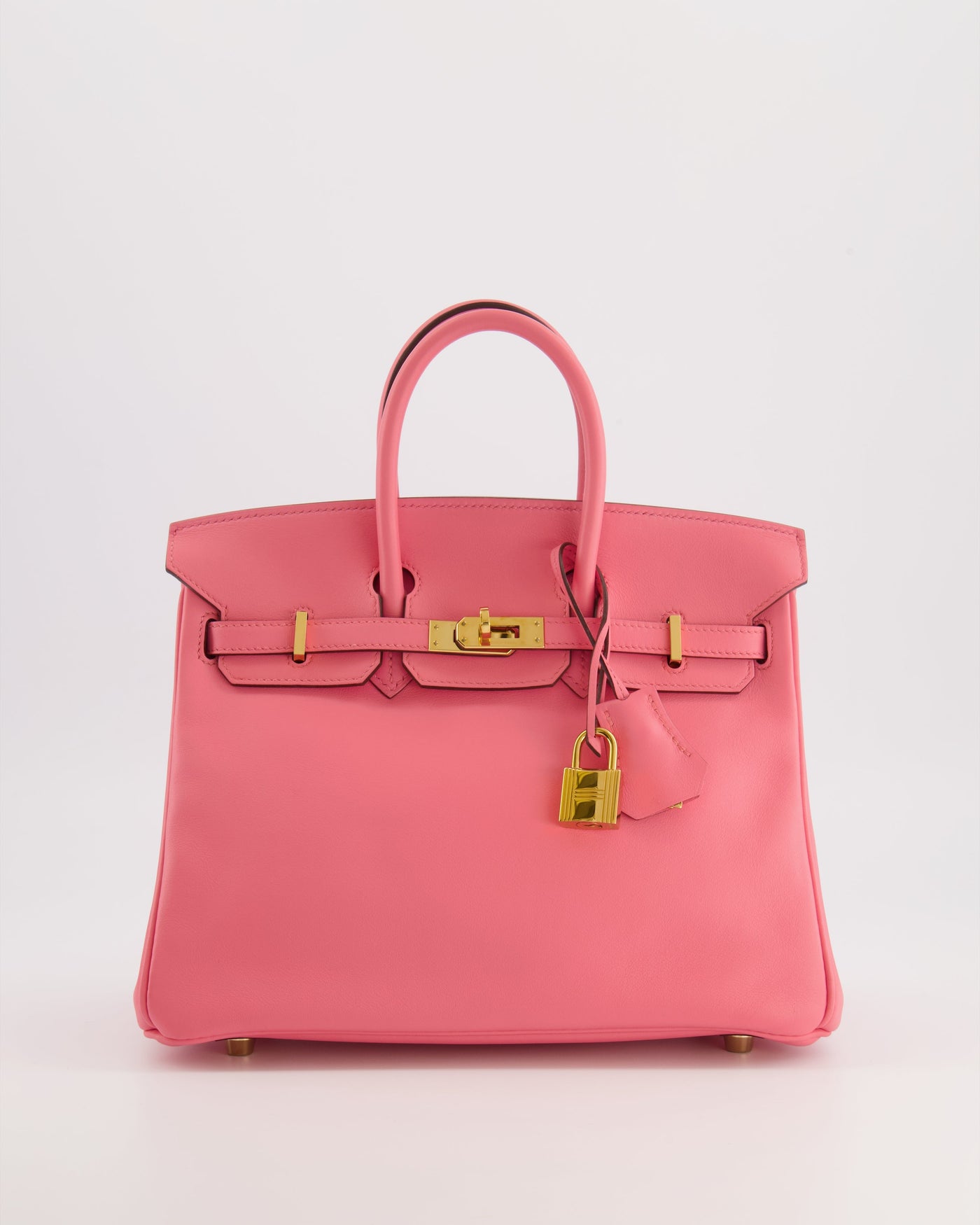 Hermes Birkin 25 Retourne Bag in Rose D'Été Swift Leather with Gold Hardware - Product Image 21