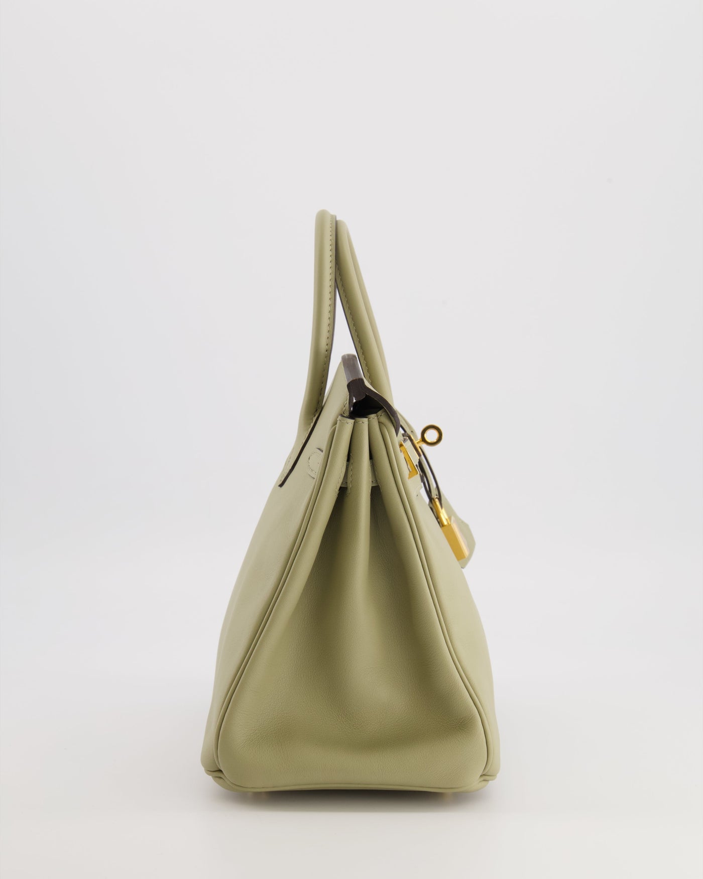 Hermes Birkin 25 Retourne Bag in Sauge Swift Leather with Gold Hardware - Product Image 5