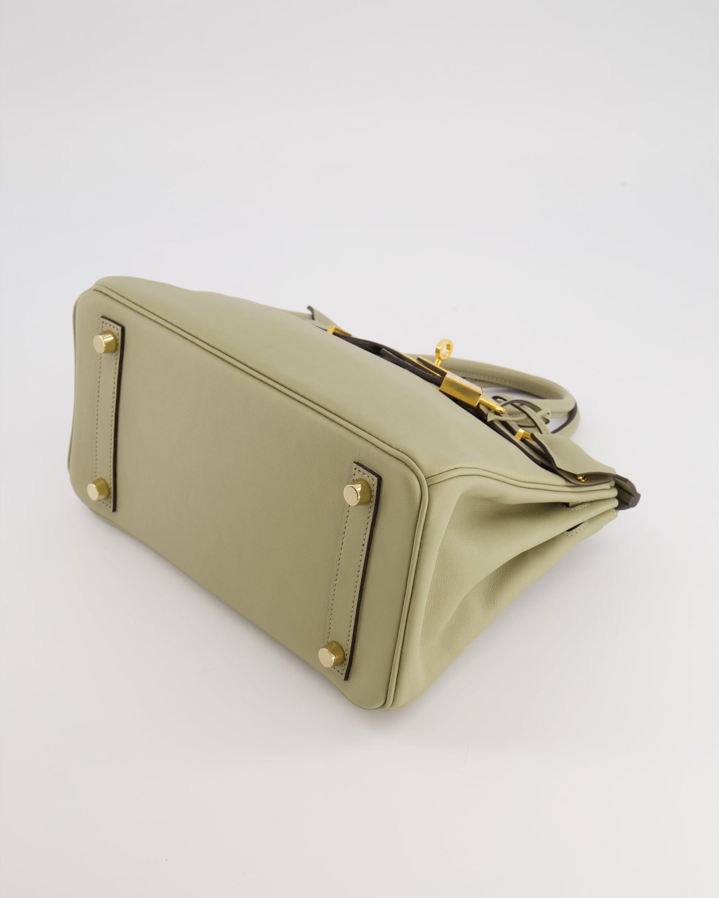 Hermes Birkin 25 Retourne Bag in Sauge Swift Leather with Gold Hardware - Product Image 20