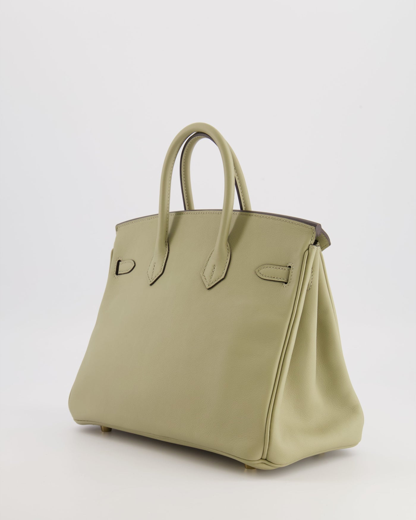 Hermes Birkin 25 Retourne Bag in Sauge Swift Leather with Gold Hardware - Product Image 7