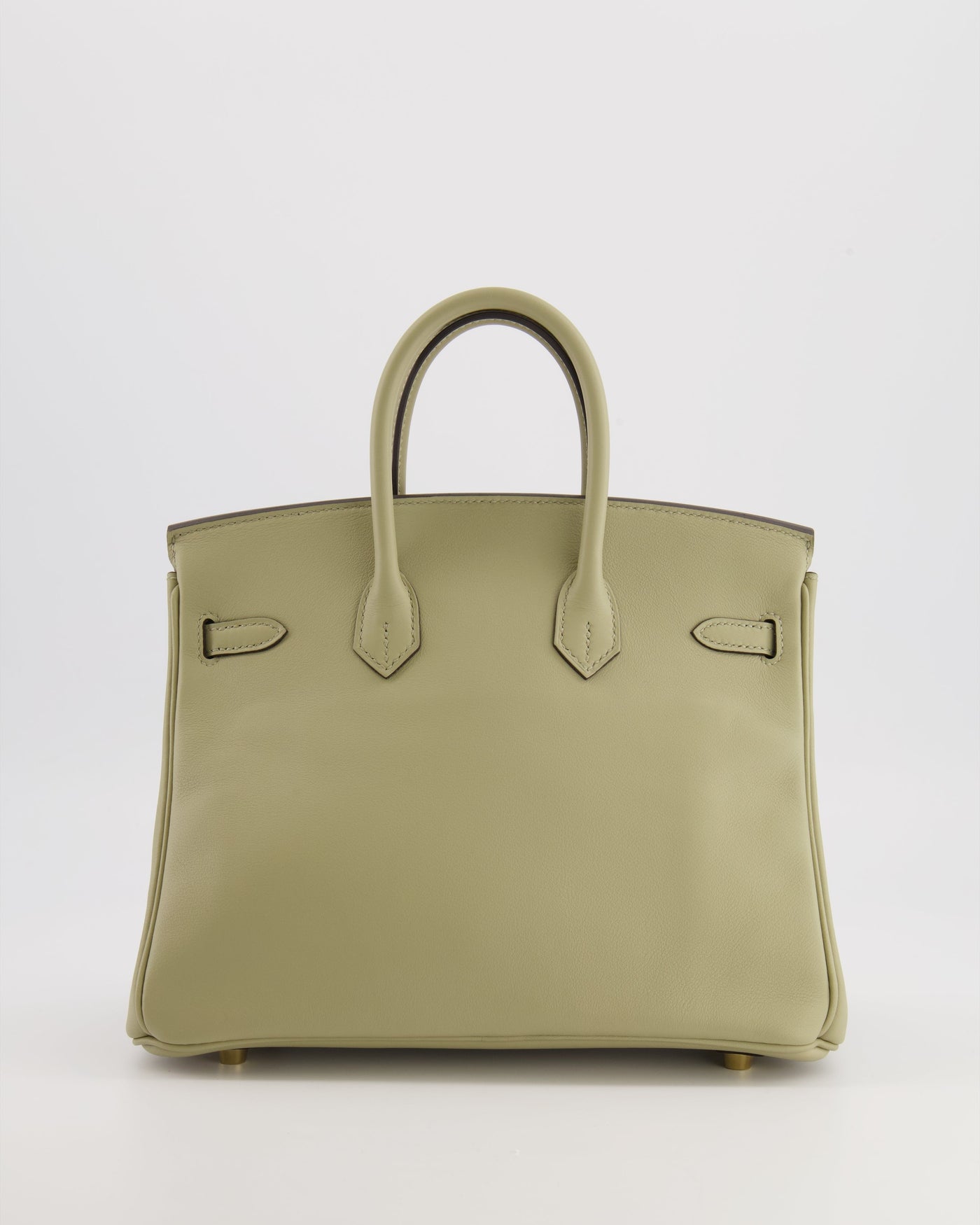 Hermes Birkin 25 Retourne Bag in Sauge Swift Leather with Gold Hardware - Product Image 9