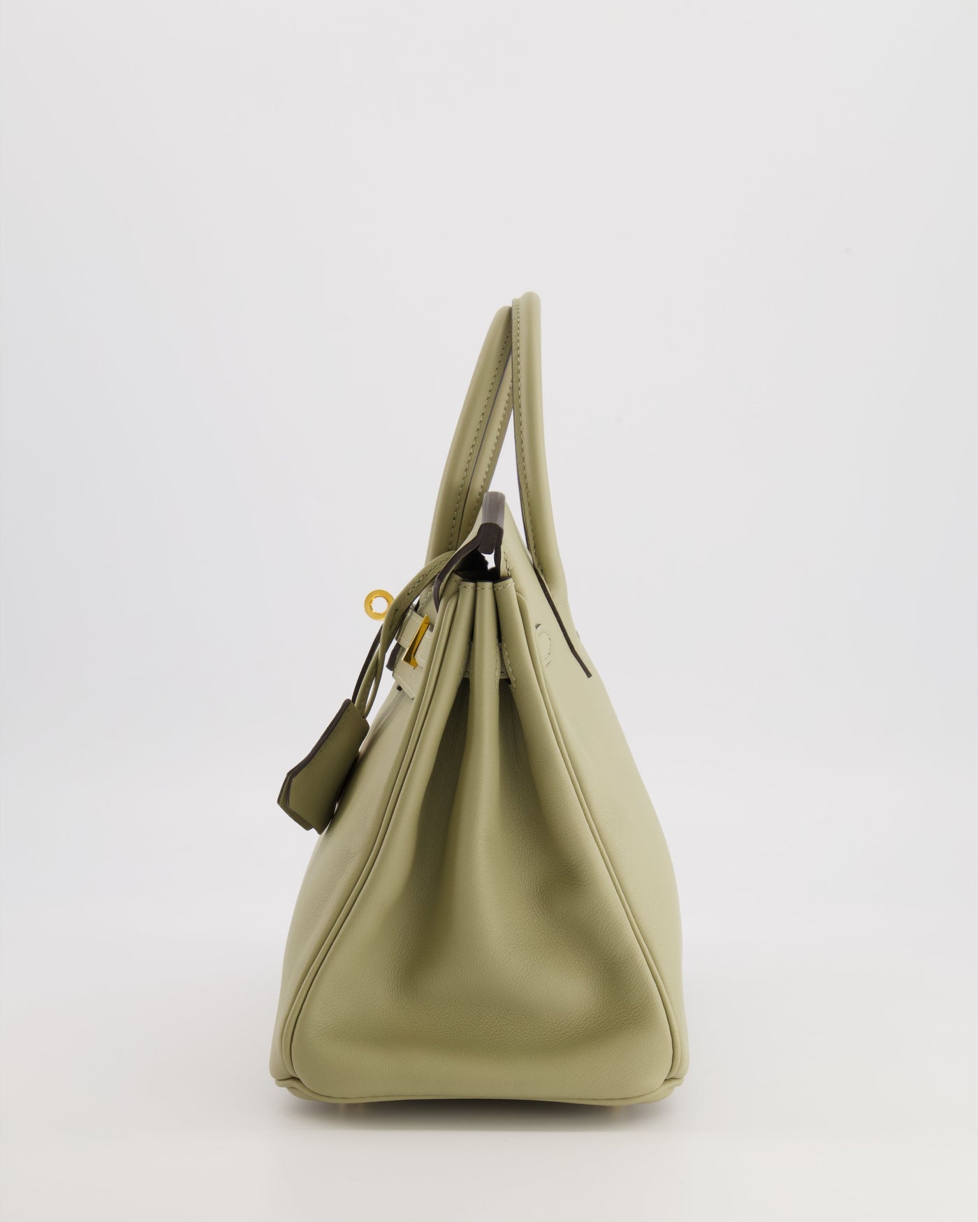Hermes Birkin 25 Retourne Bag in Sauge Swift Leather with Gold Hardware - Product Image 6