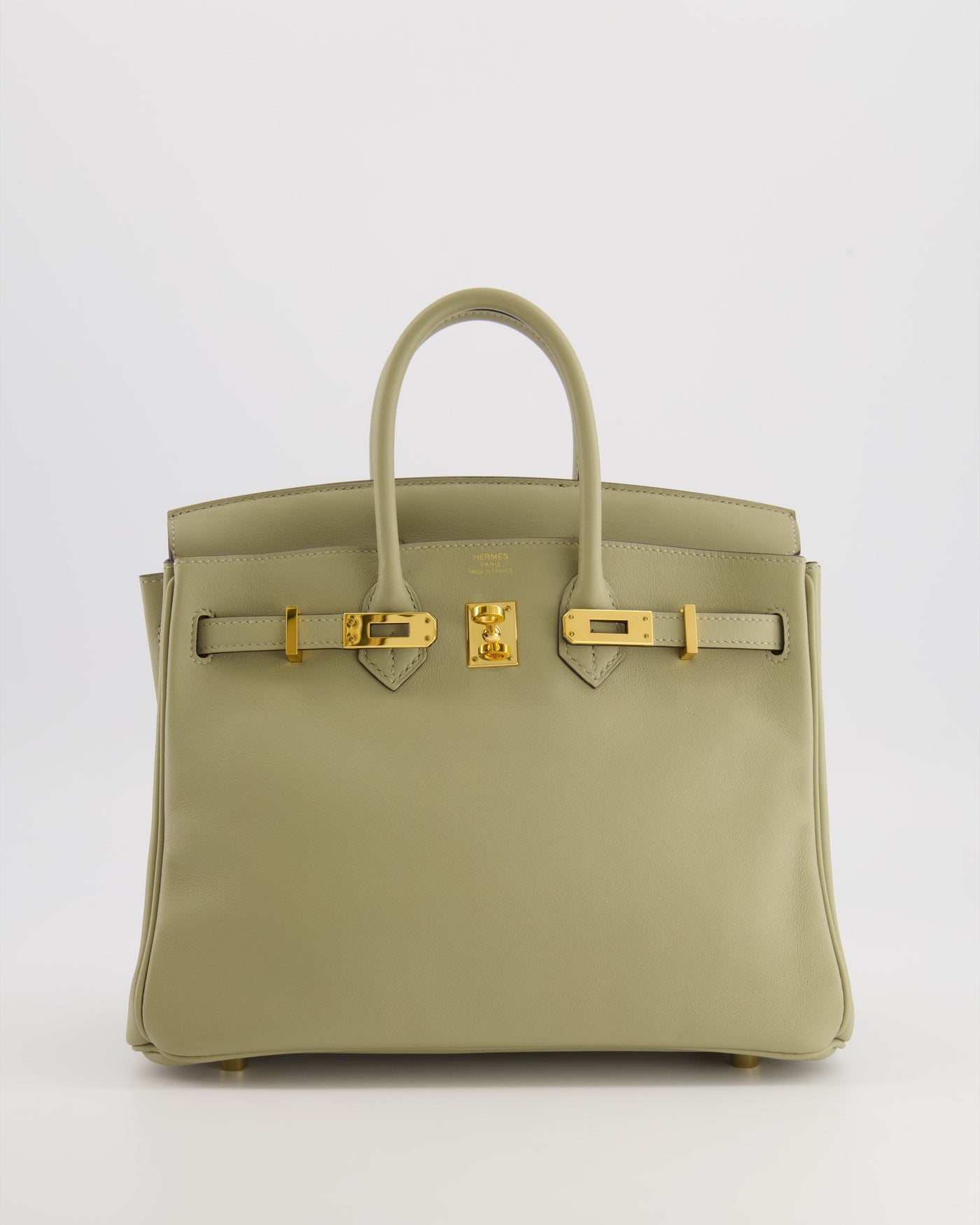 Hermes Birkin 25 Retourne Bag in Sauge Swift Leather with Gold Hardware - Product Image 2